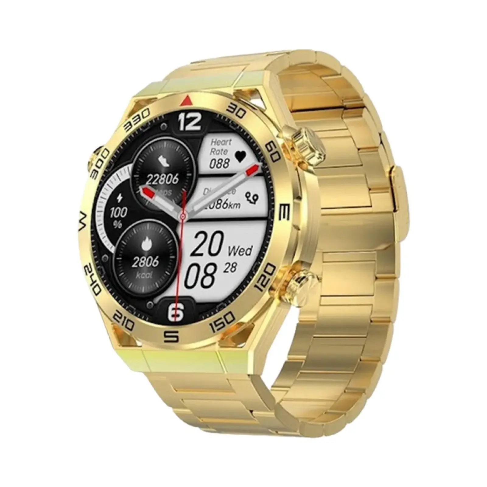 ساعت هوشمند گیفت کالکشن Space Series Aluminum Case with Metal Band - طلایی