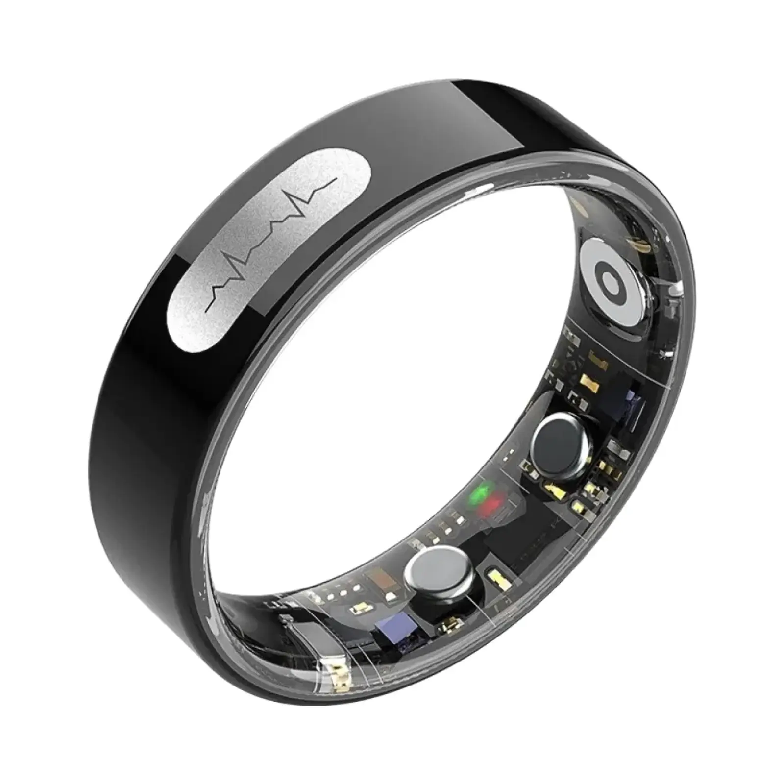 حلقه هوشمند اسمارت رینگ TK30-ECG Stainless Steel Body - مشکی