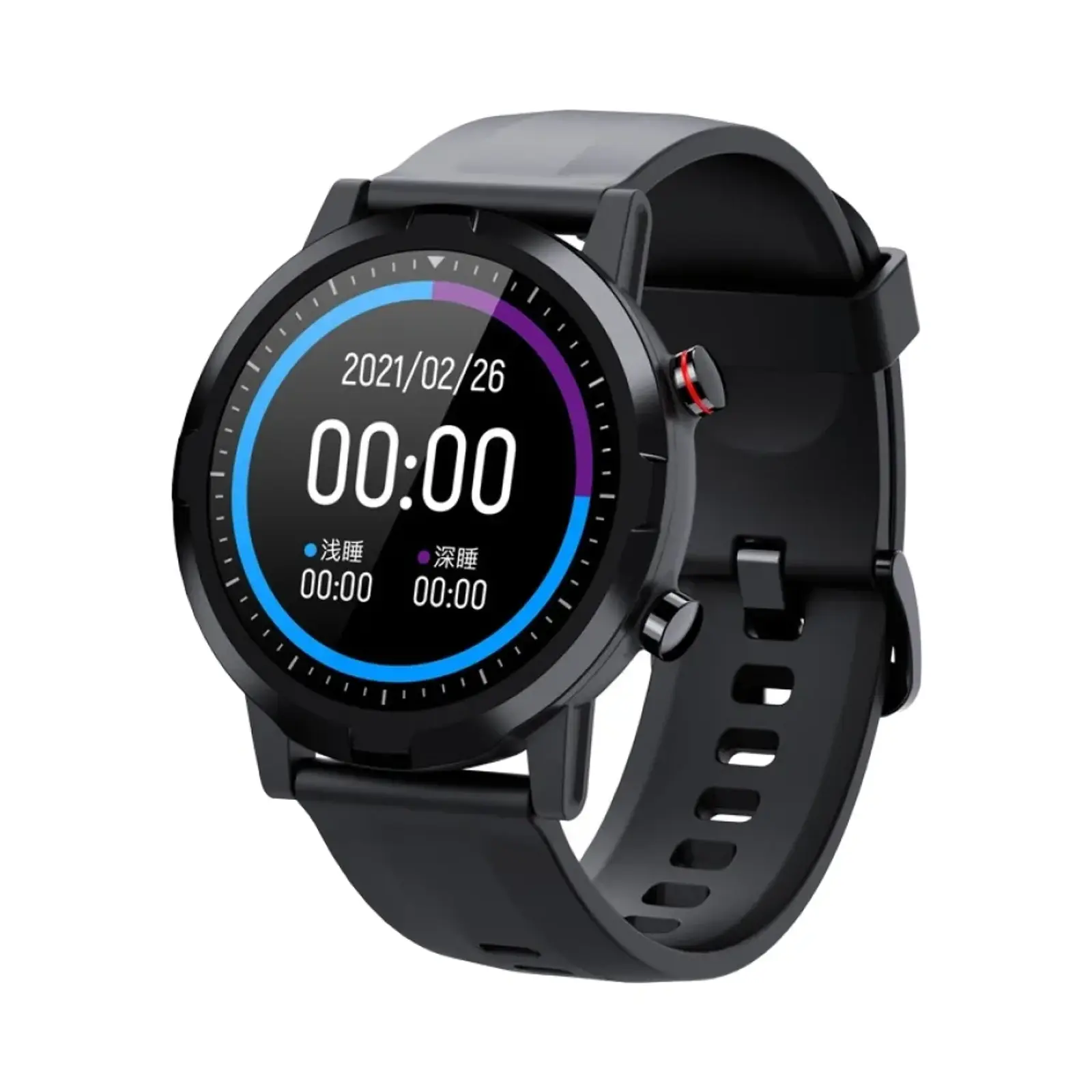 ساعت هوشمند هایلو 45mm RT LS05S Zinc Alloy Case with Silicone Band - مشکی