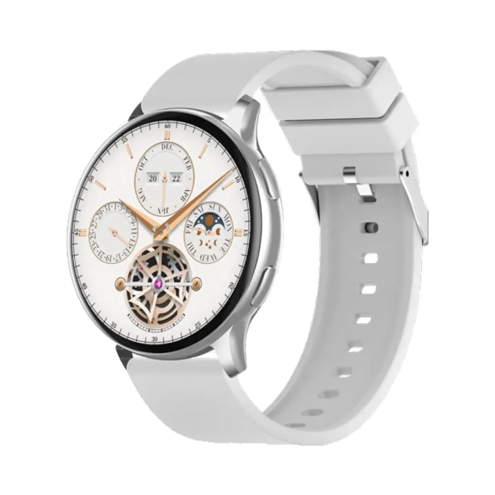 ساعت هوشمند گلوریمی GR1 Aluminum Case with Silicone Band - نقره ای