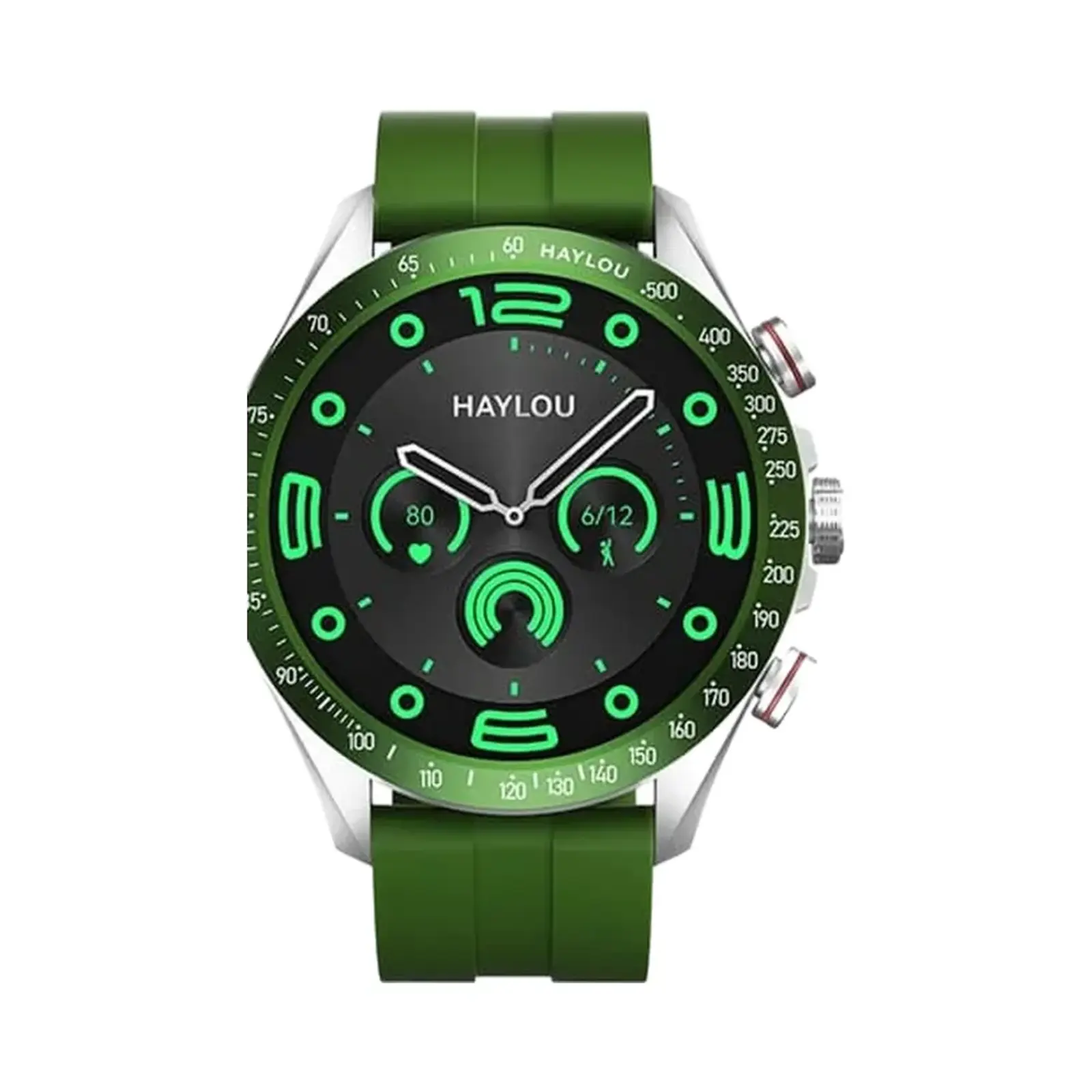 ساعت هوشمند هایلو 46mm Solar Pro Metal Case with Silicone Band