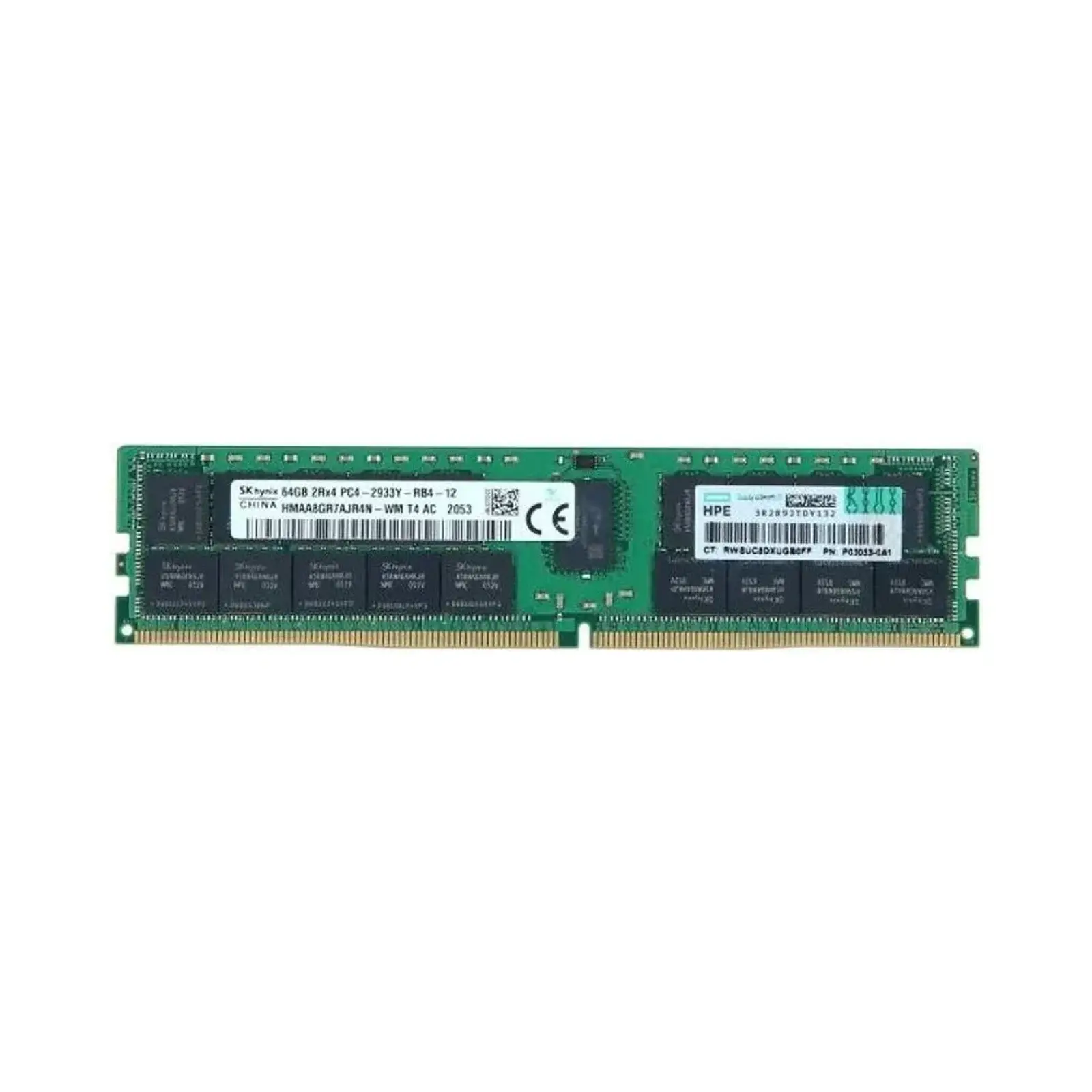 رم سرور اچ پی HPE DIMM DDR4 64GB 2933MHz Dual Rank x4 Registered - P00930-B21