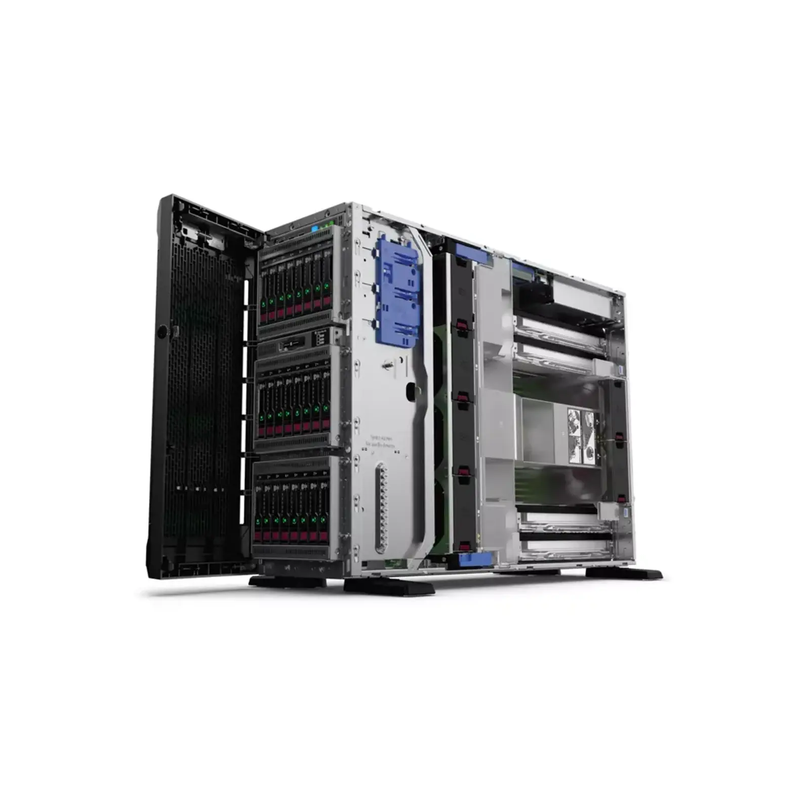 سرور حسابداری اچ پی HPE ML350 G10 8SFF-A Xeon Gold 6134x2/64GB DDR4/300GB HDDx4/Intel