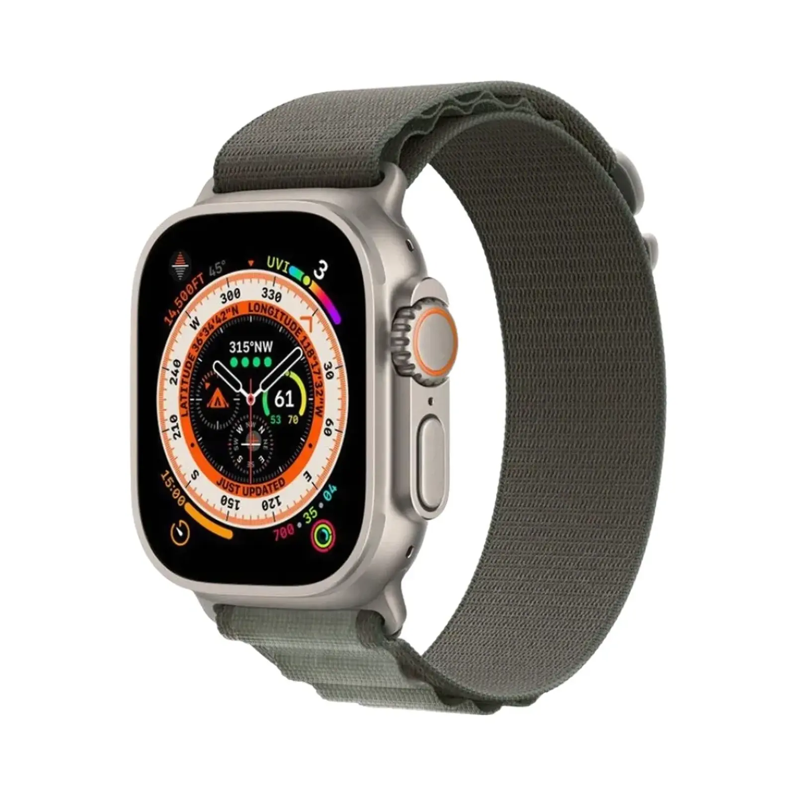 ساعت هوشمند بی ام ال KOOK888 with Stainless Steel Band - سبز تیره