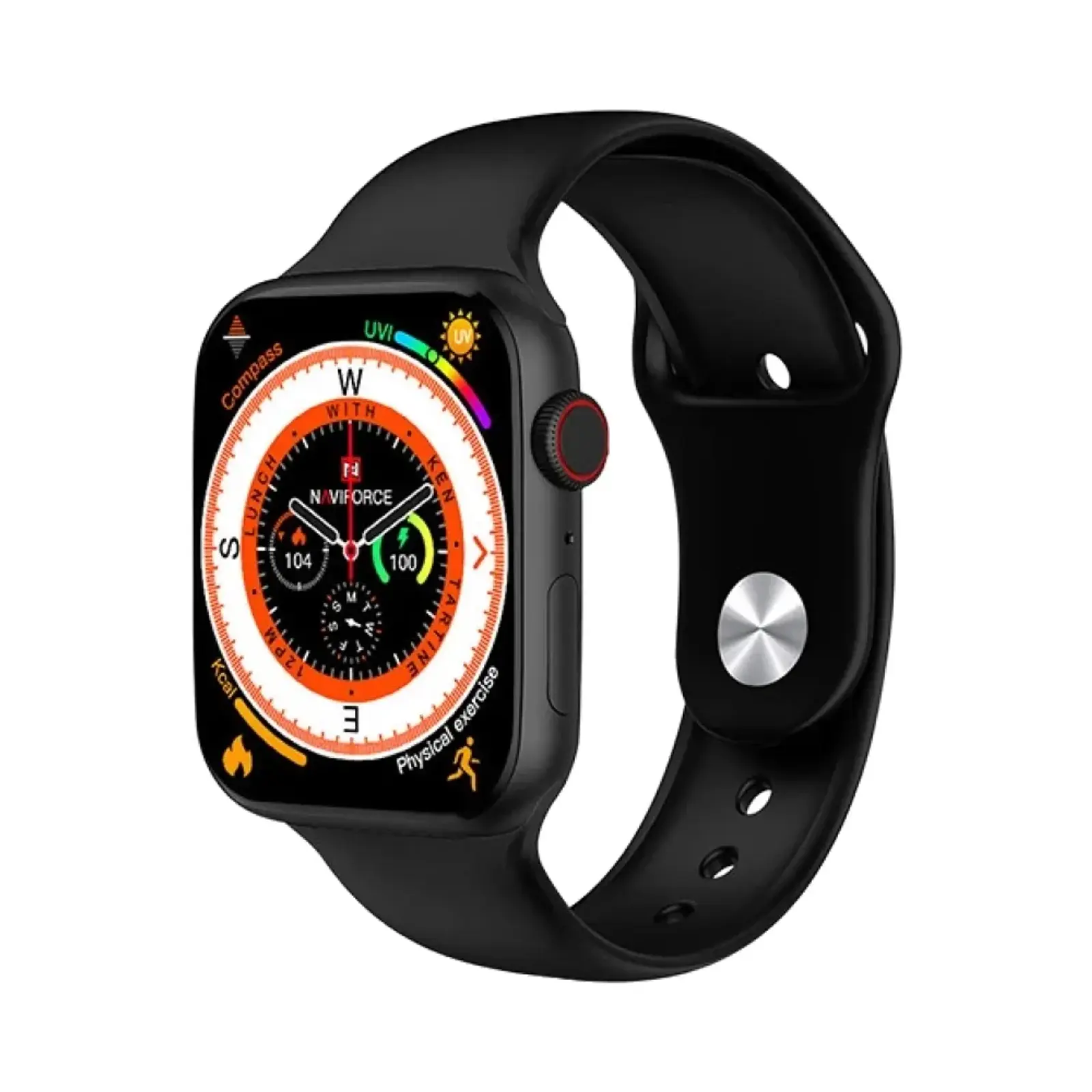 ساعت هوشمند نیوی فورس NT14 B/B Metal Case with Silicone Band - مشکی