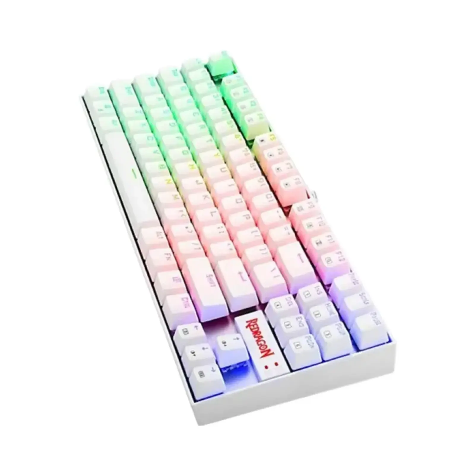 کیبورد گیمینگ باسیم ردراگون K552 KUMARA WHITE Blue Switch