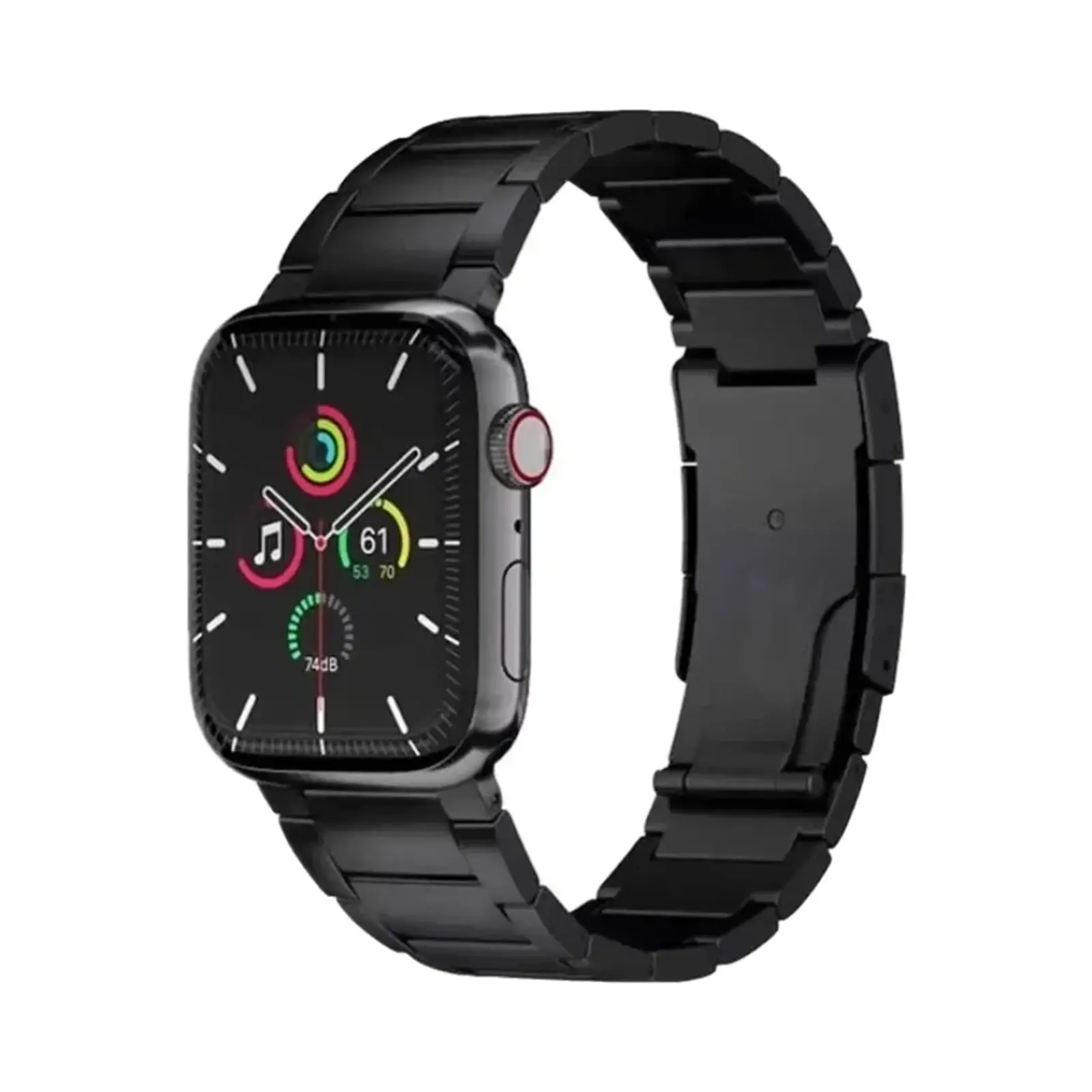 ساعت هوشمند جیسیس 46mm M77 PRO Aluminum Case with Stainless Steel Band - مشکی