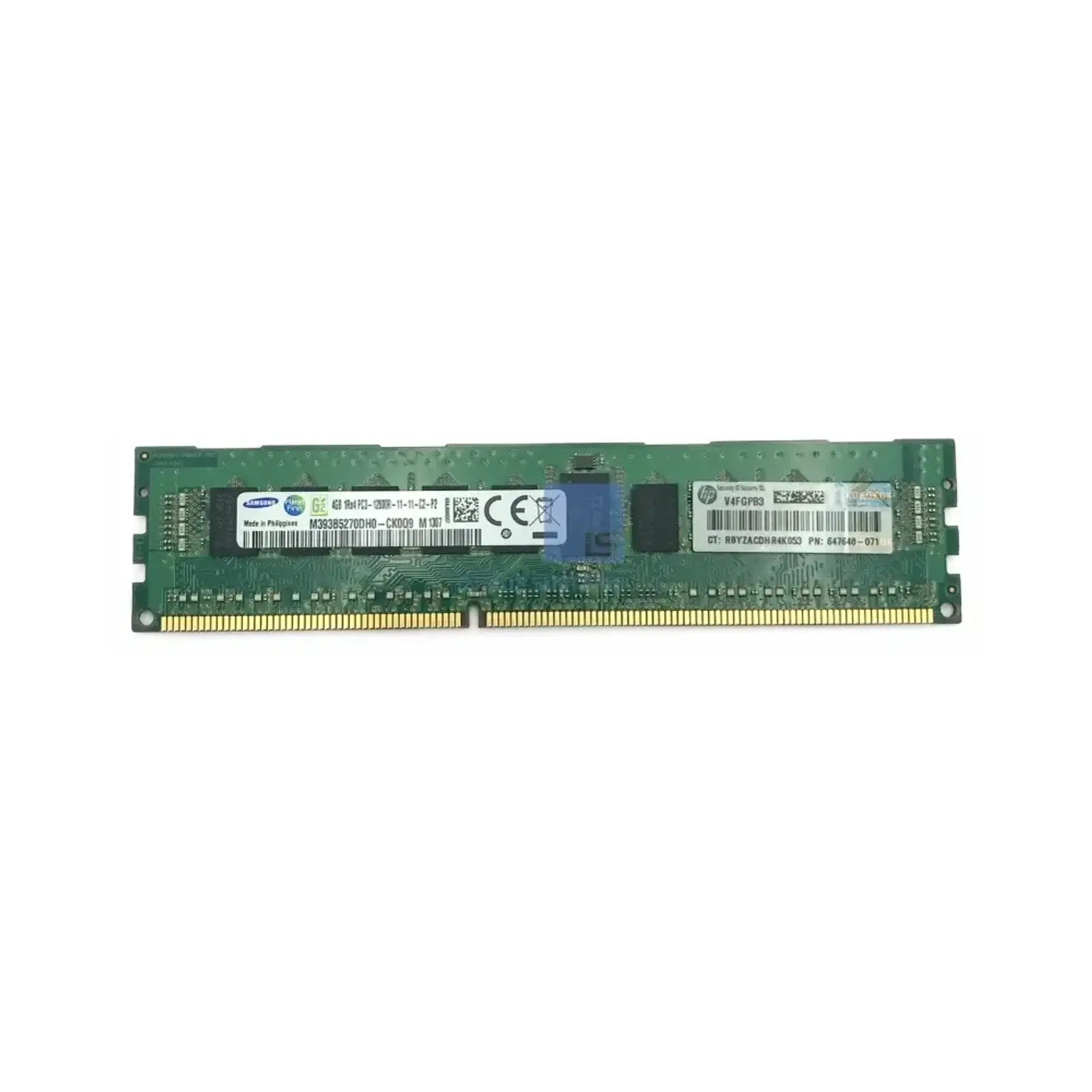 رم سرور اچ پی HPE DIMM DDR3 4GB 12800MHz Single Rank x4 Registered - 647895-B21