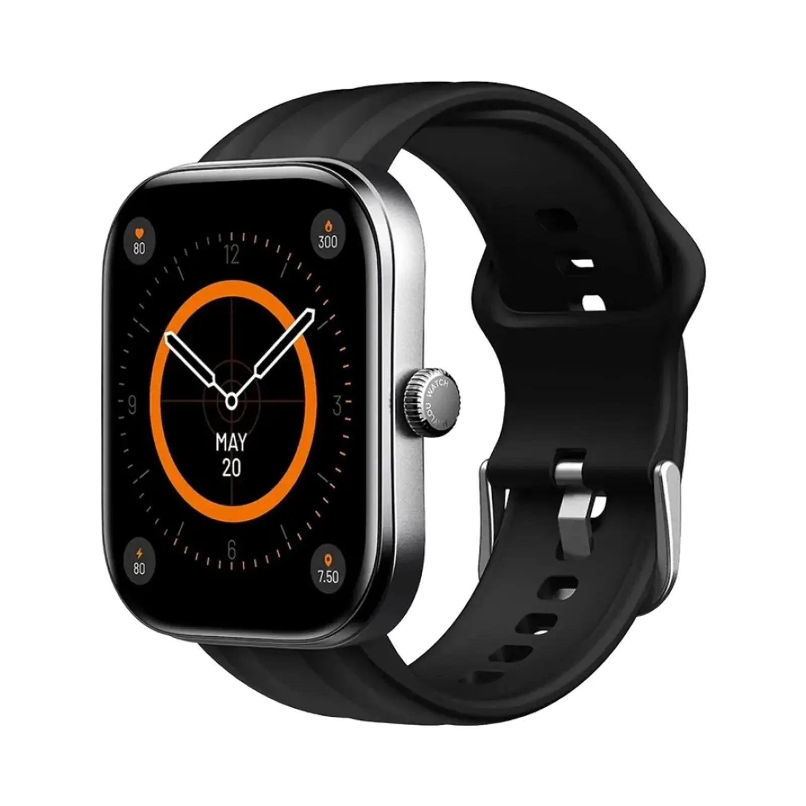 ساعت هوشمند هایلو 47mm Faro Metal Case with Silicone Band - مشکی