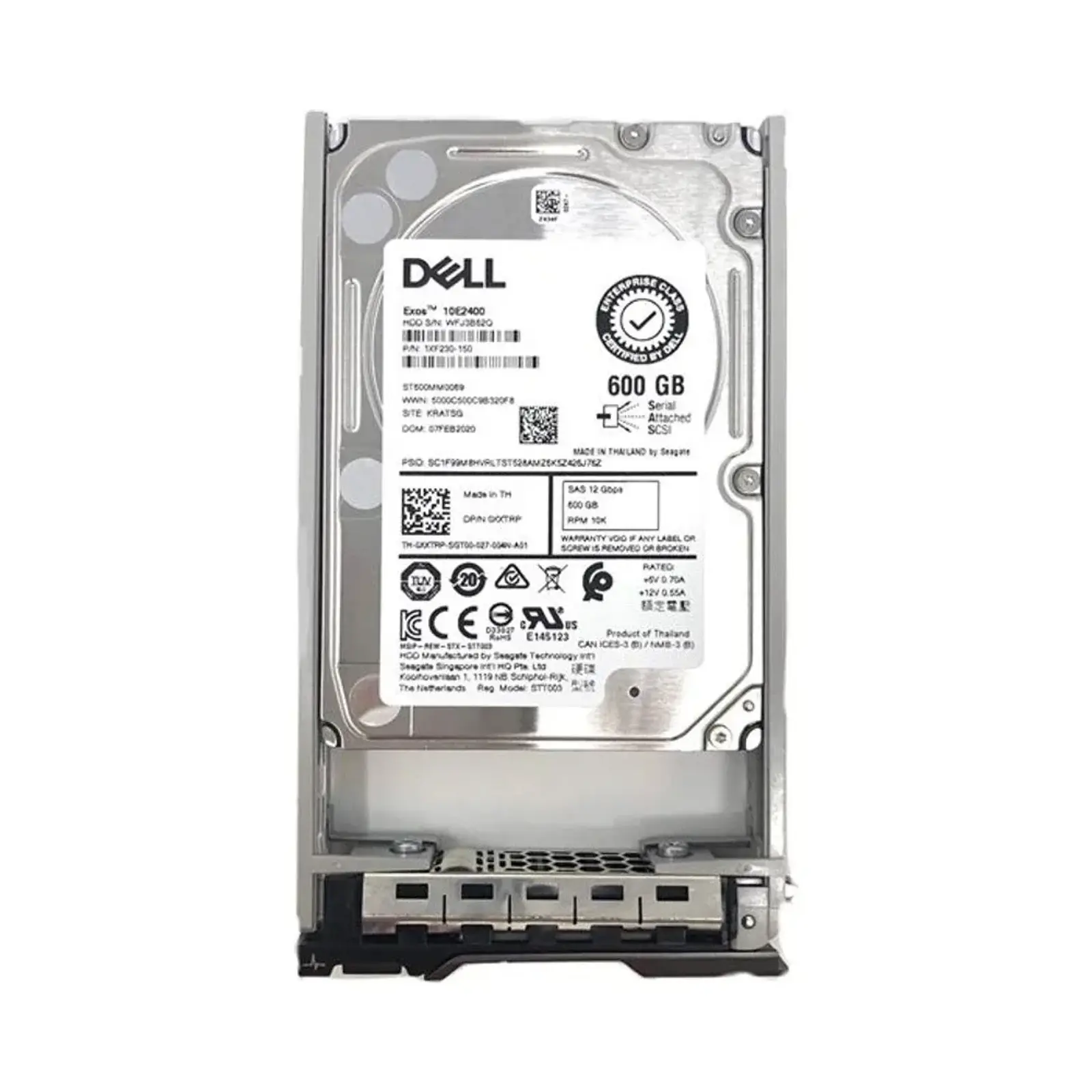 هارد سرور دل Dell EMC 600GB SAS 12G Enterprise 10K SFF - 400-AJPP