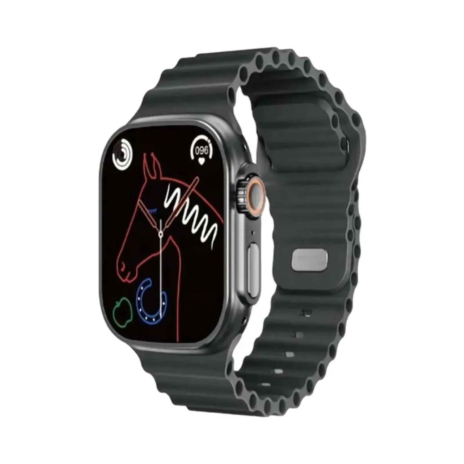 ساعت هوشمند پرووان 49mm PWS14 Silicone Case with Silicone Band - مشکی