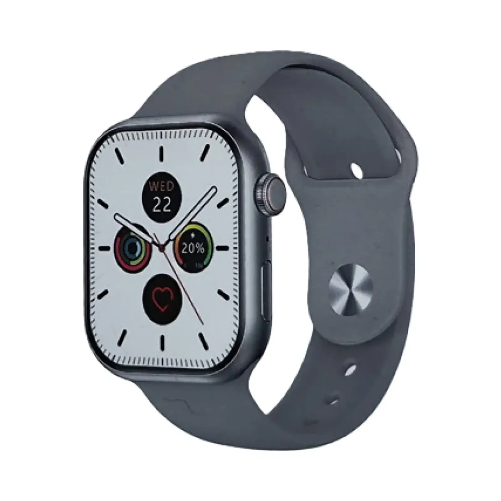 ساعت هوشمند سی بای W1 ULTRA Mini Aluminum Case with Silicone Band - قرمز