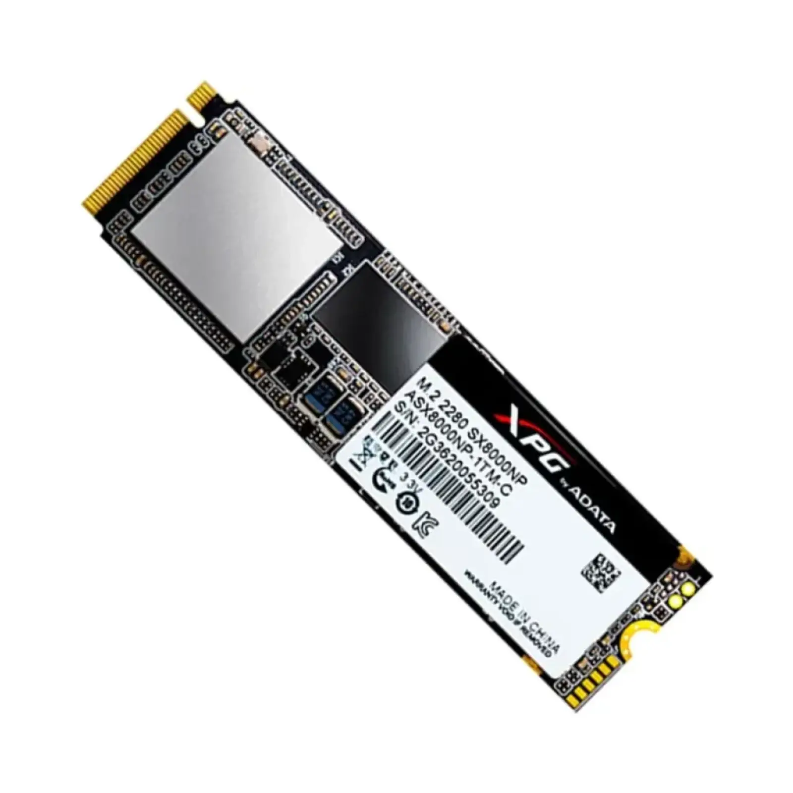 اس اس دی اینترنال ای دیتا XPG SX8000 1TB NVMe