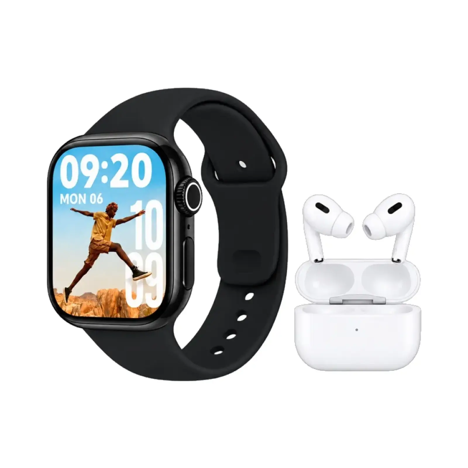 ساعت هوشمند کیکویر 44mm KW93 MAX Aluminum Case with Silicone Band