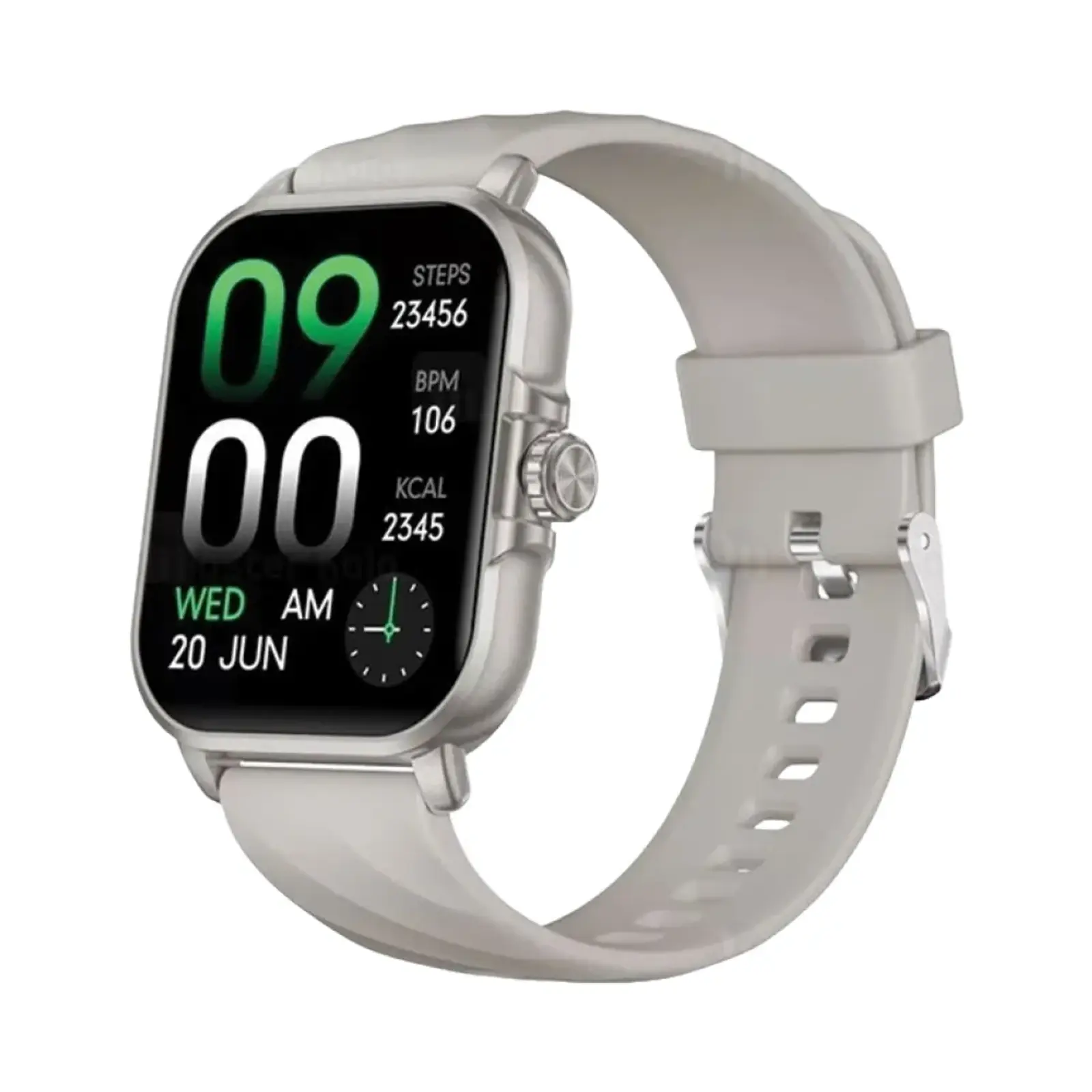 ساعت هوشمند بلک شارک GT3 Neo Aluminum Case with Silicone Band - نقره ای