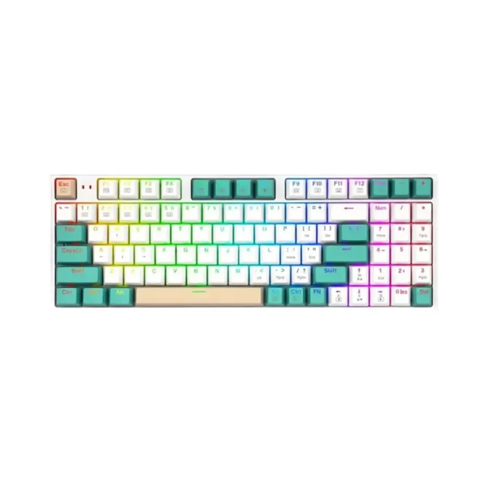 کیبورد گیمینگ باسیم ردراگون KITAVA K636WGC White RGB