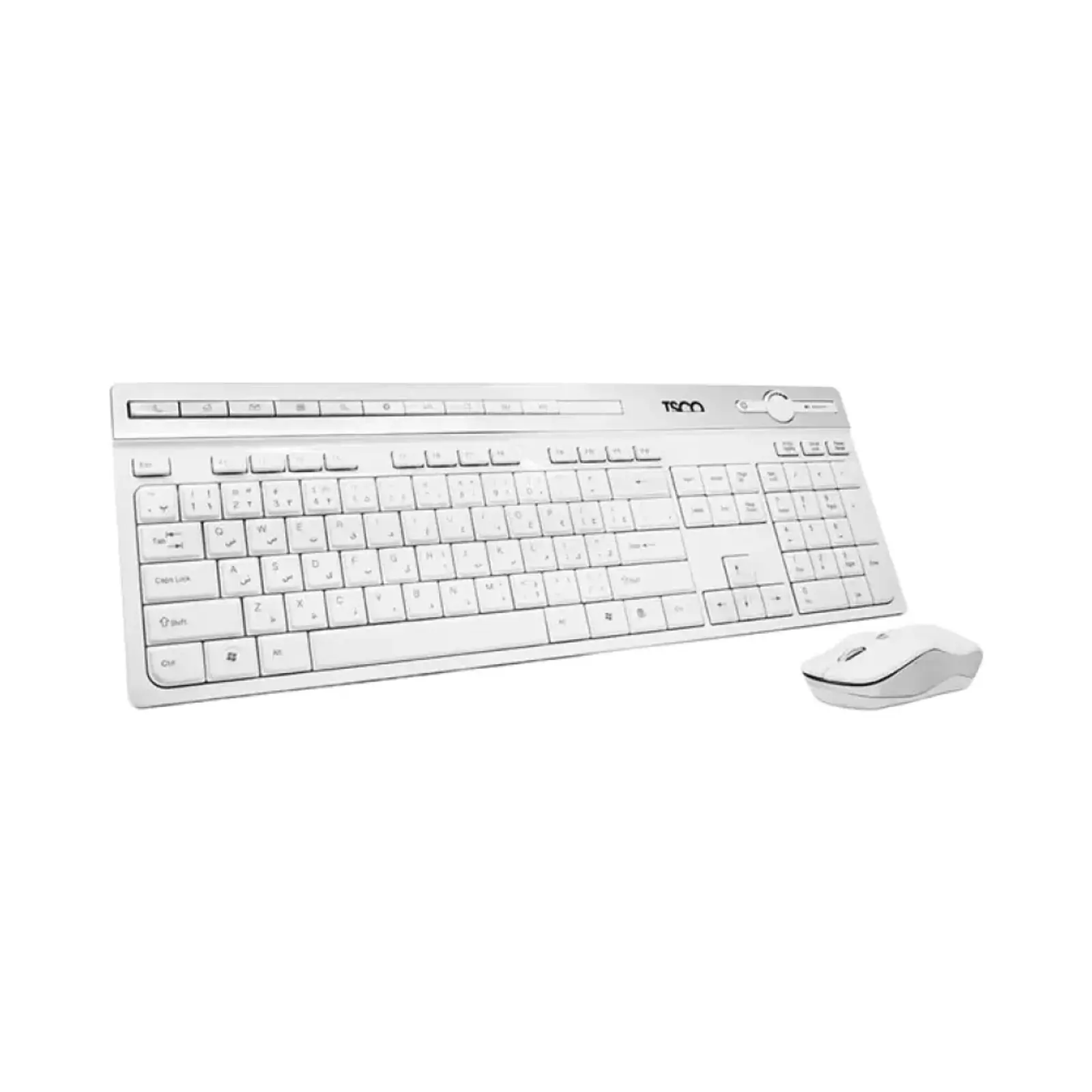 کیبورد و ماوس بی‌سیم تسکو TKM 7106W White