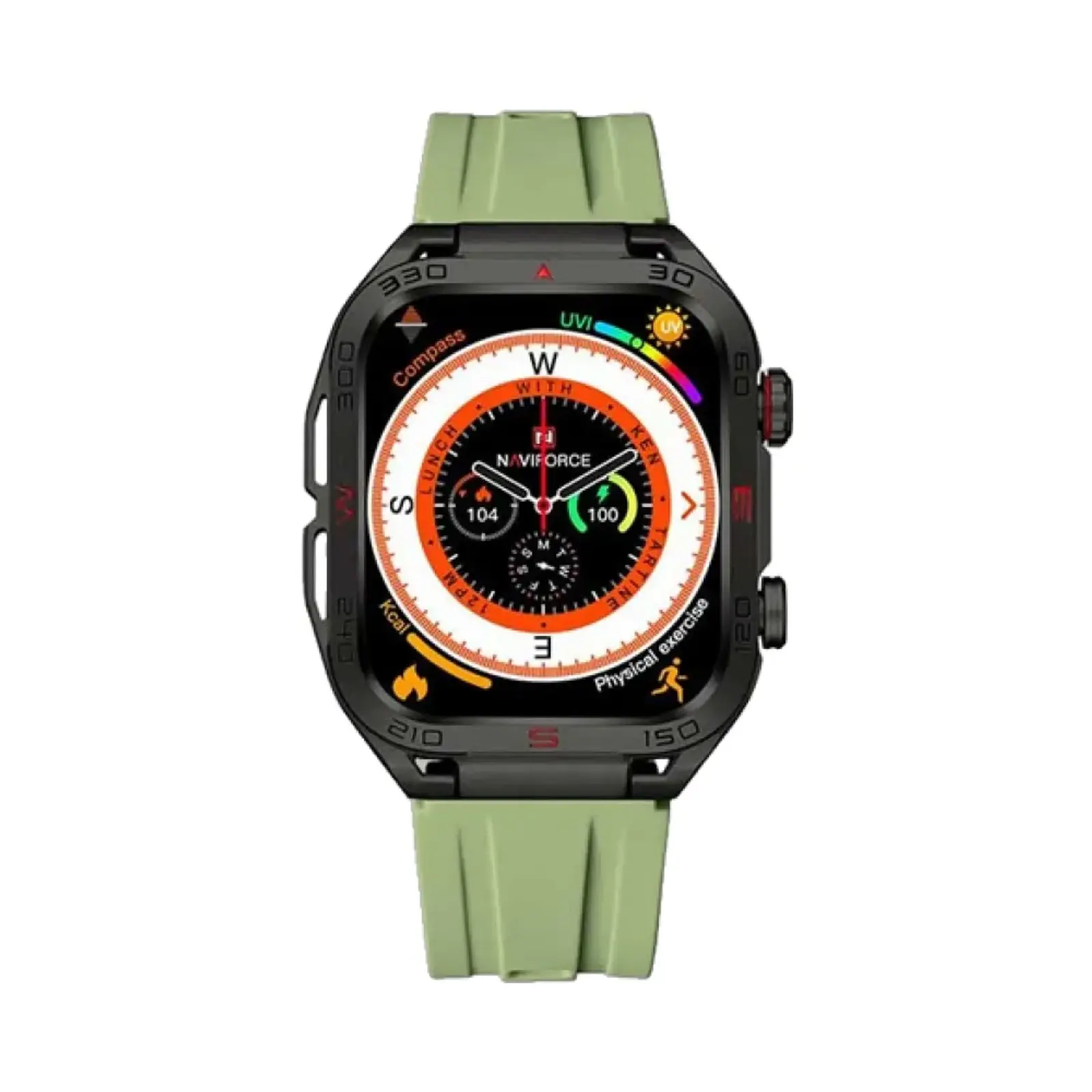 ساعت هوشمند نیوی فورس N11 Silicone Case with Metal Band
