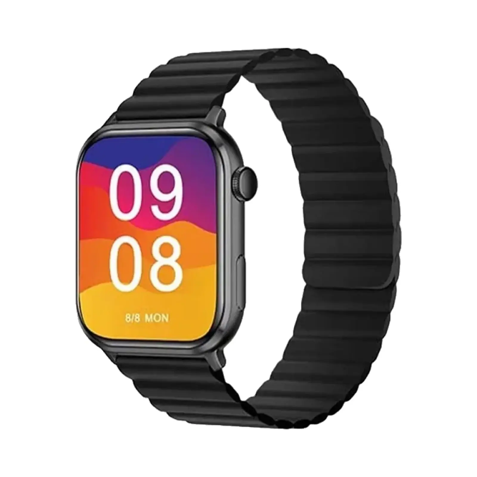 ساعت هوشمند آی می لب IMILAB W02 Metal Case with Silicone Band - مشکی