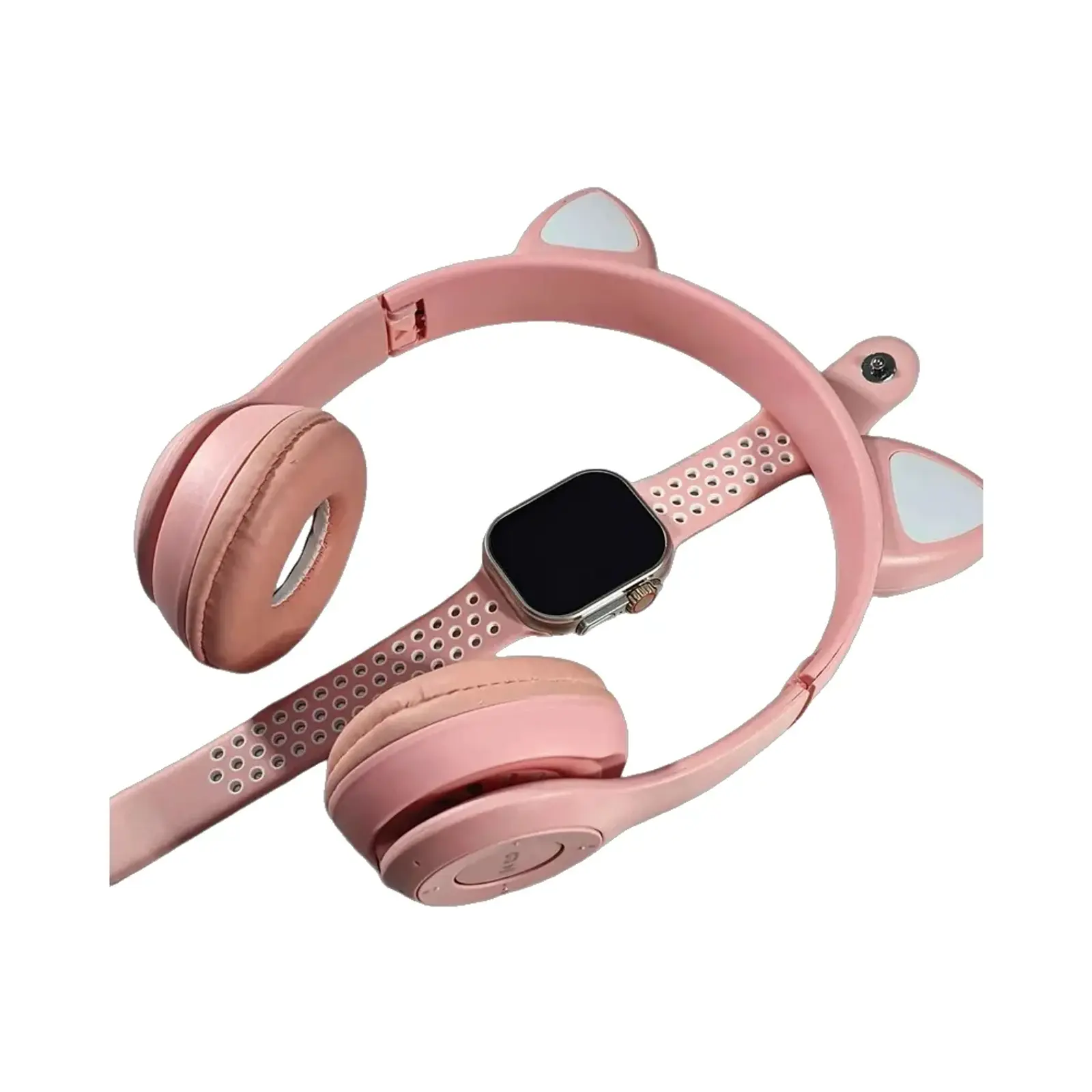 ساعت هوشمند تی کَی tk702 Metal Case with Silicone Band - صورتی