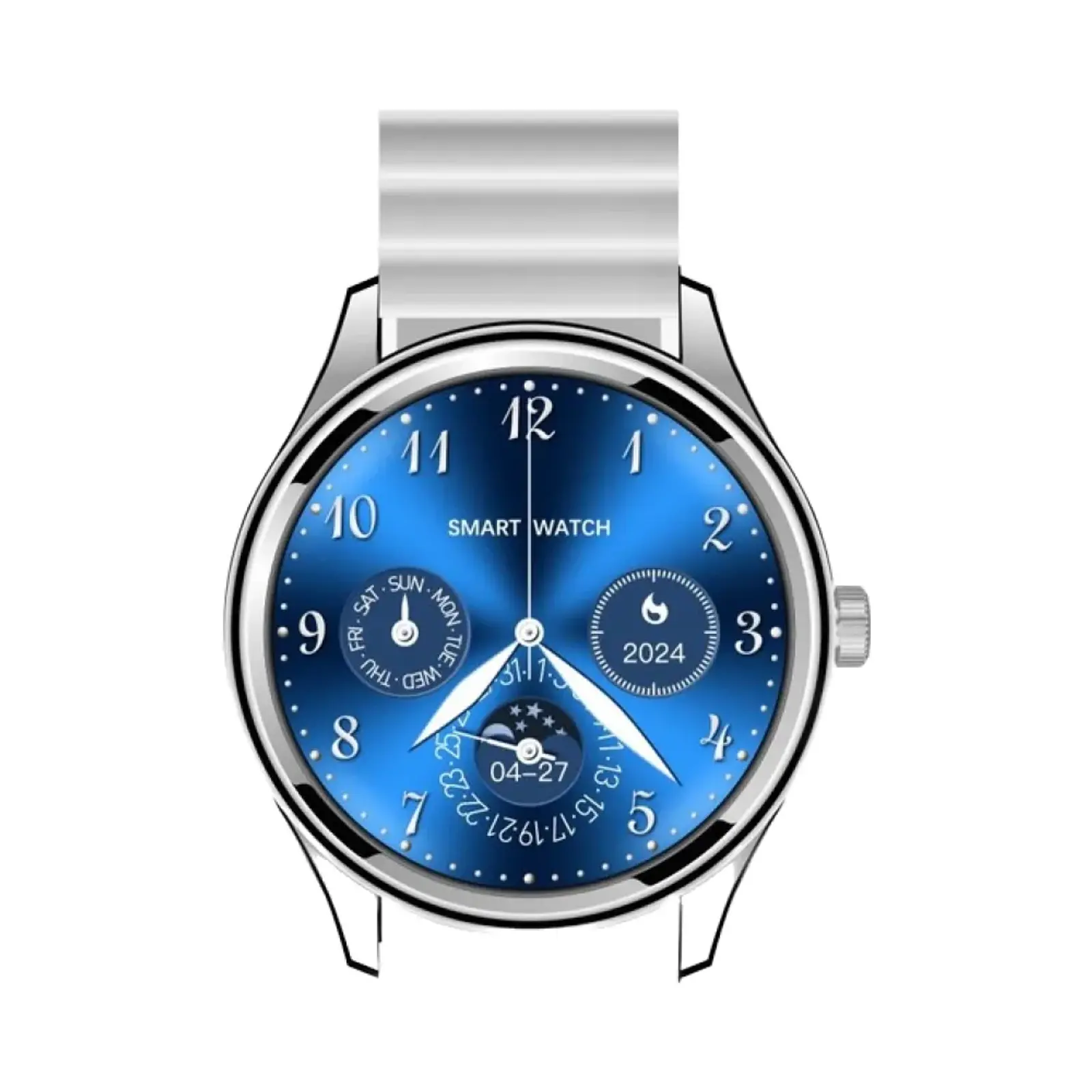 ساعت هوشمند هومتل GT5 ULTRA THIN Stainless Steel Case with Synthetic Leather Band