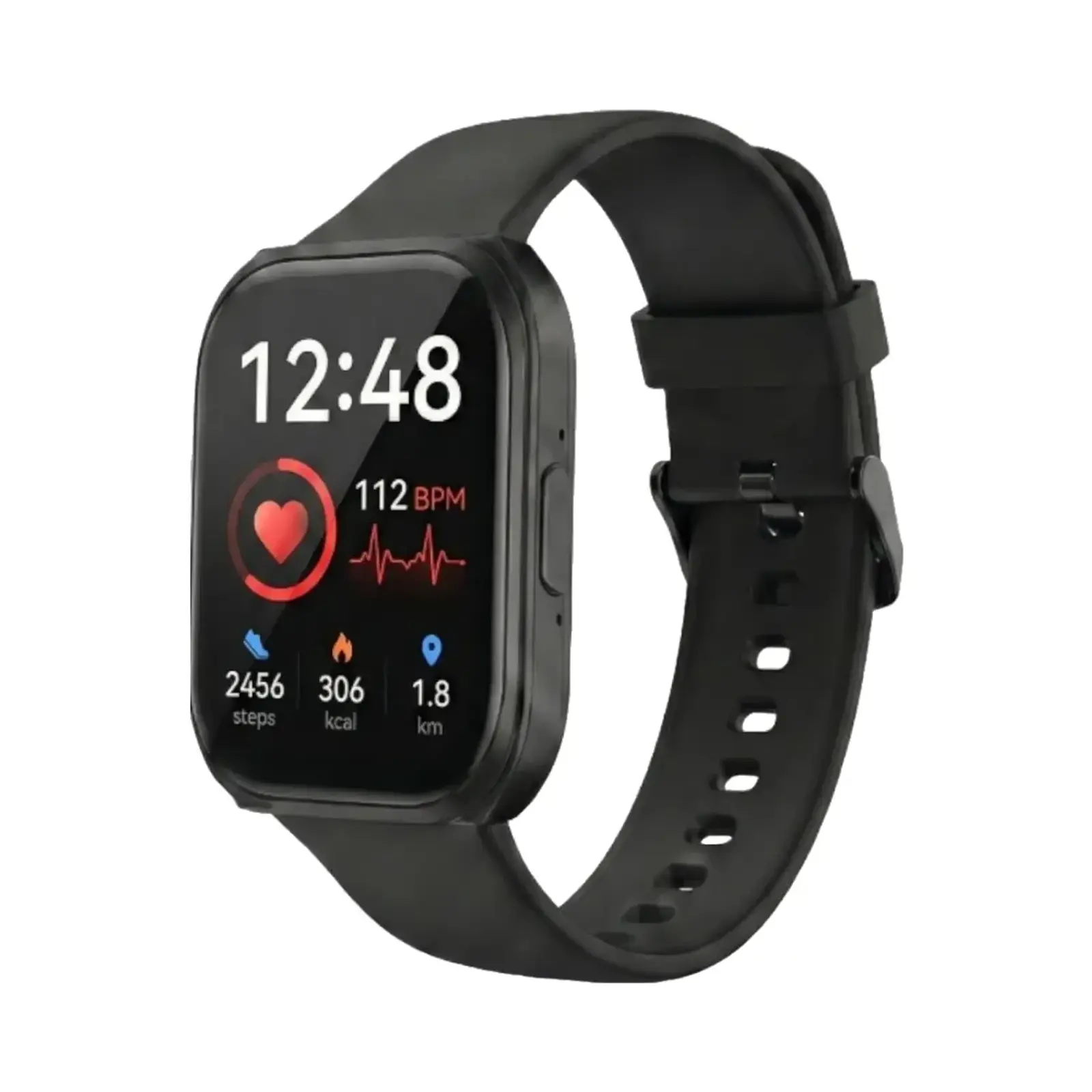 ساعت هوشمند فوربری 4B-LW86 Polycarbonate Case with Silicone Band - مشکی