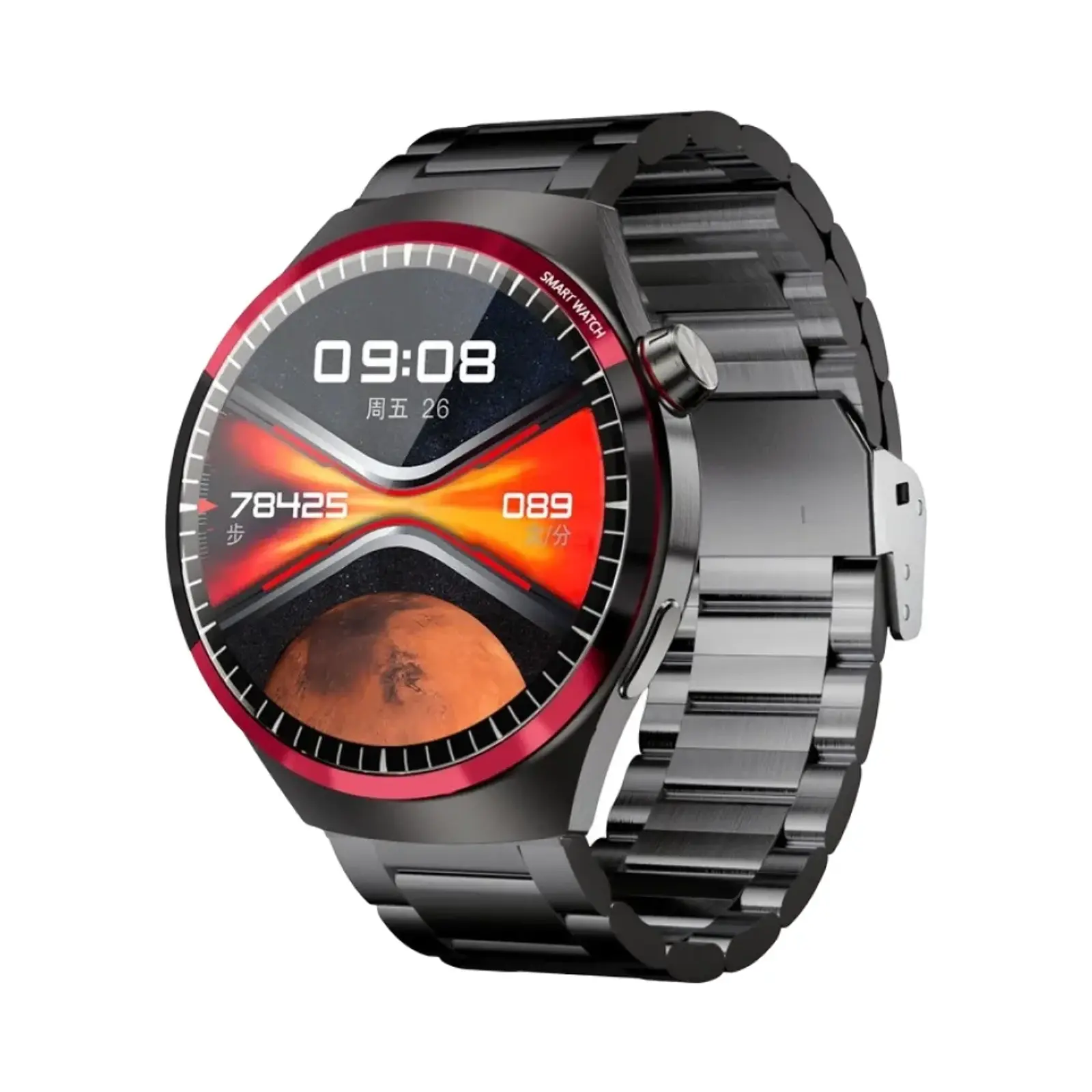 ساعت هوشمند لومینکس 39mm SK39 Metal Case with Metal Band - نقره ای