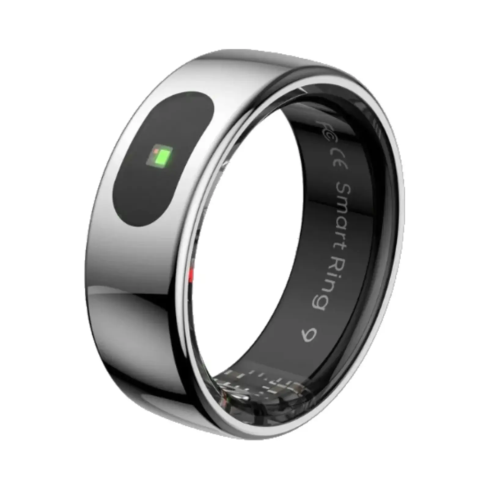 حلقه هوشمند اسمارت رینگ Q8+ Stainless Steel Body - نقره ای