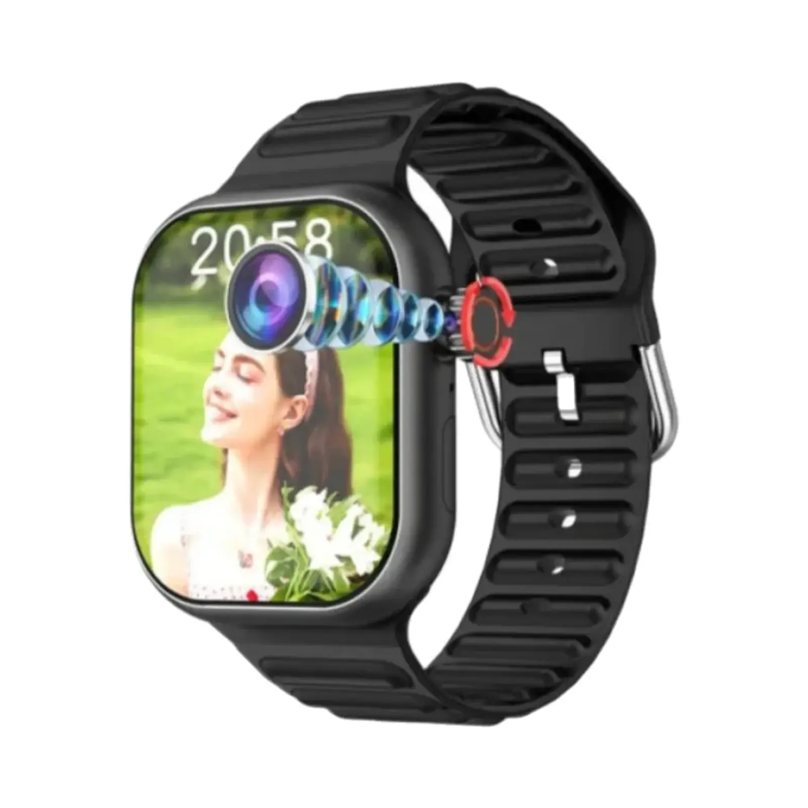 ساعت هوشمند مودیو st12 Aluminum Case with Silicone Band - مشکی