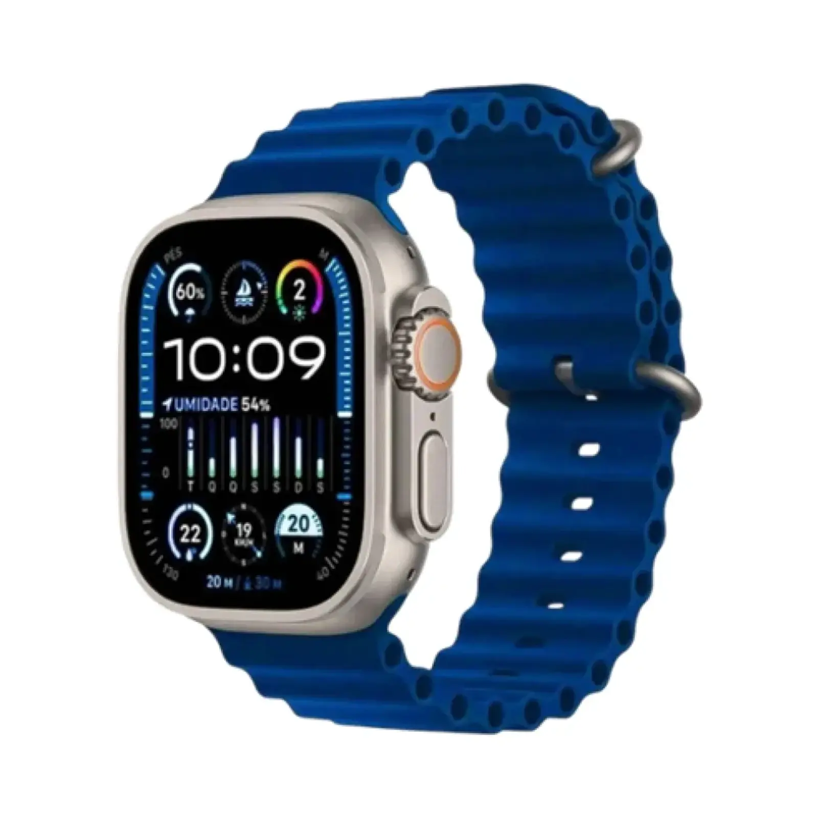 ساعت هوشمند ام سی آر 49mm 7in1 set Metal Case with Silicone Band - مشکی