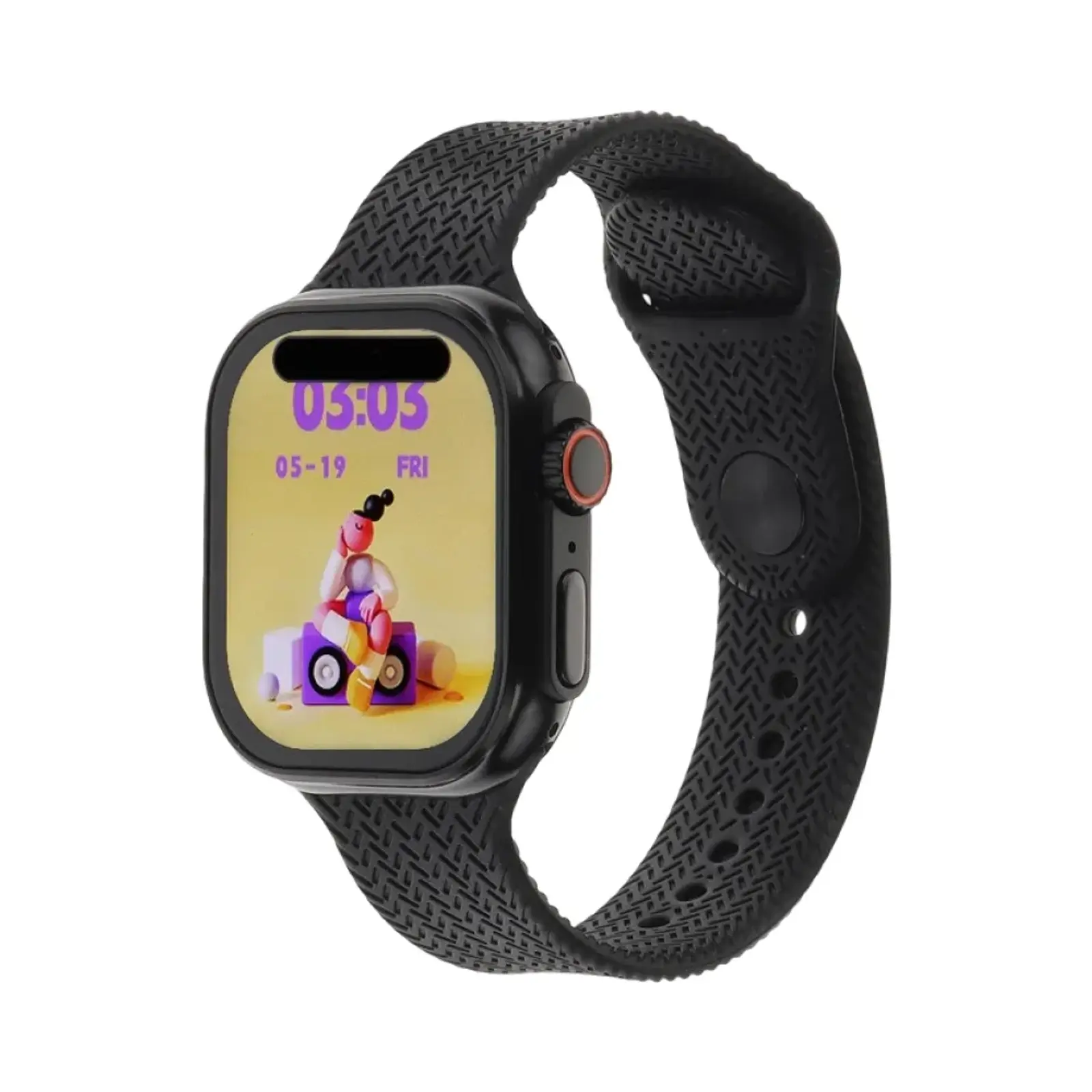 ساعت هوشمند کیکویر 41mm KW71 Ultra 3 mini Metal Case with Silicone Band - طلایی