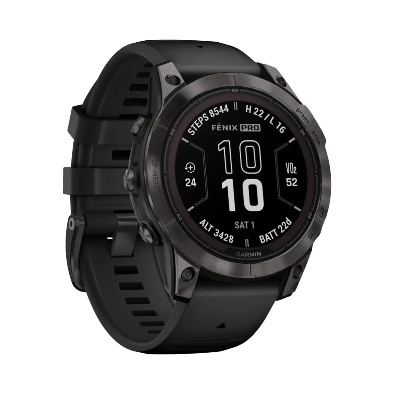 ساعت هوشمند گارمین Fenix 7 pro Sapphire Solar Polycarbonate Case with Silicone Band - مشکی
