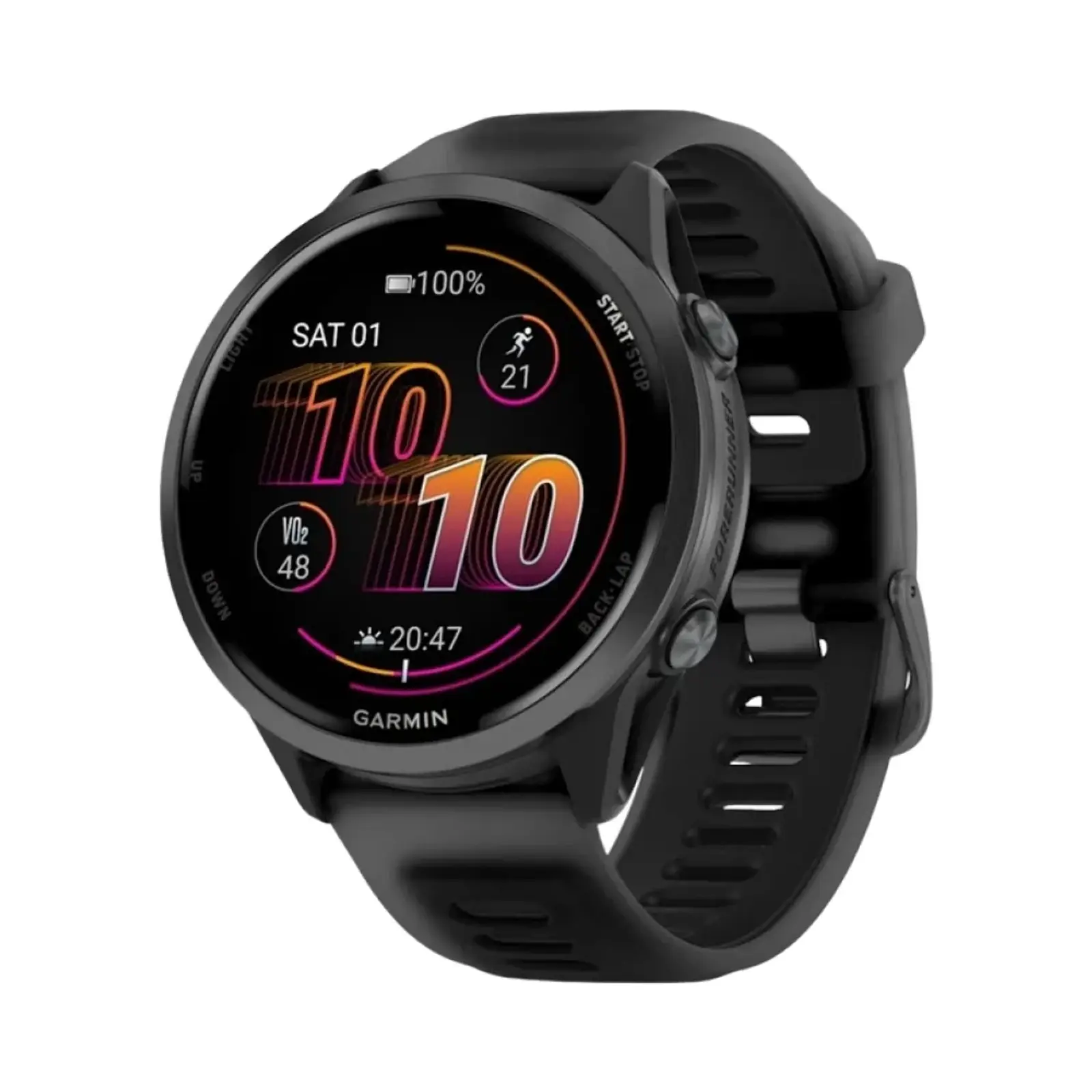 ساعت هوشمند گارمین 47mm Forerunner 570 Aluminum Case with Silicone Band
