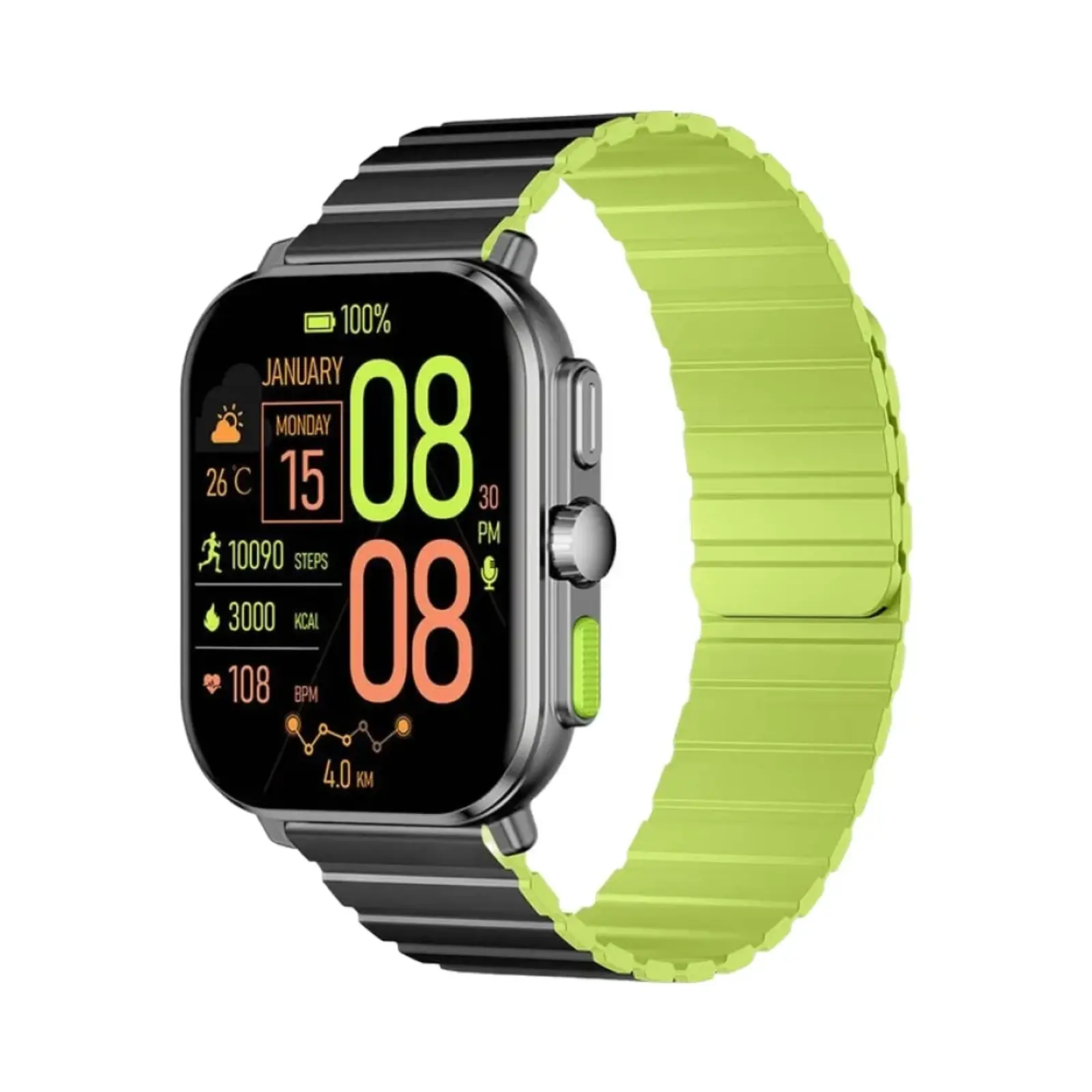 ساعت هوشمند گلوریمی 46mm GS2 Pro Metal Case with Silicone Band