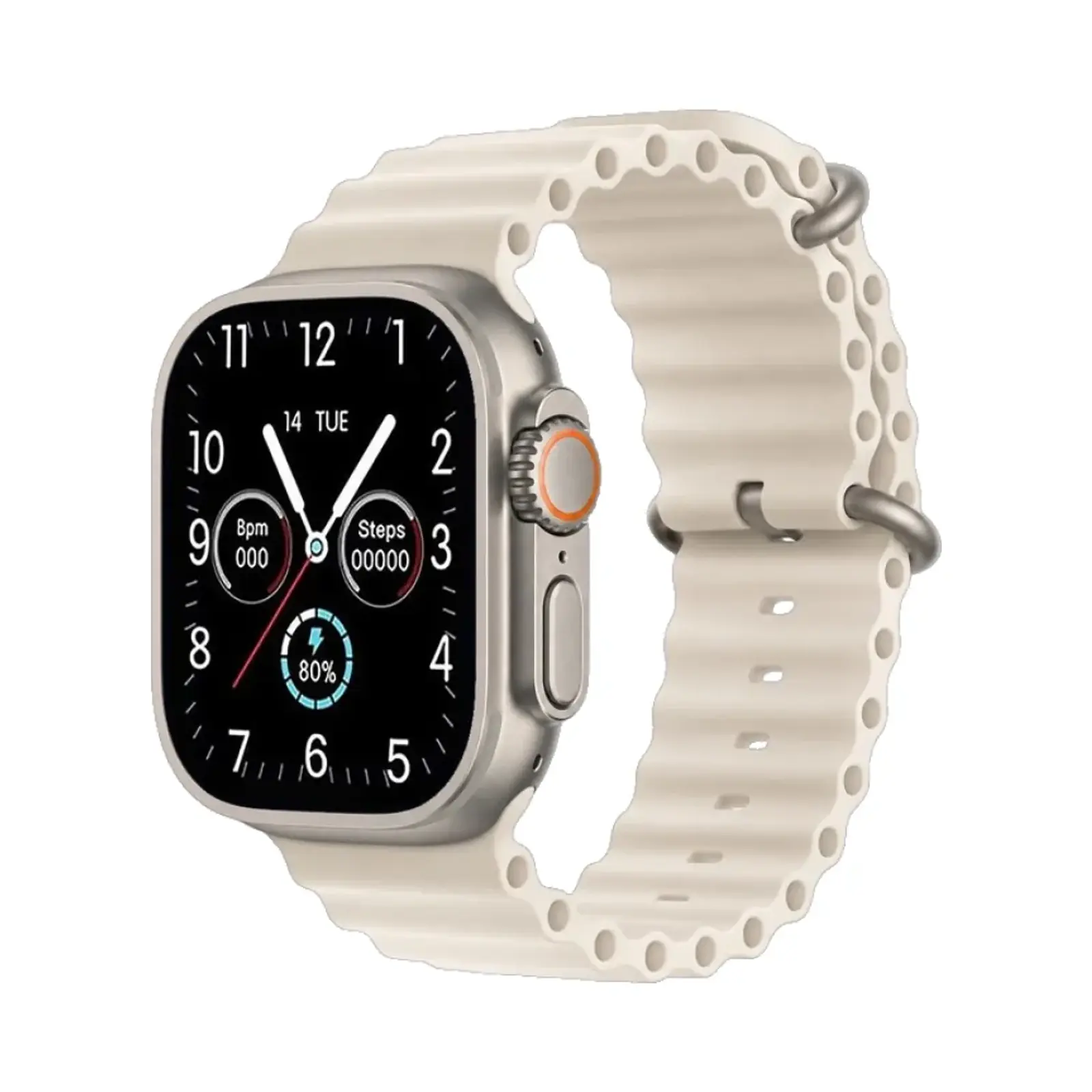 ساعت هوشمند کیوار 49mm KE 36 ULTRA Metal Case with Silicone Band