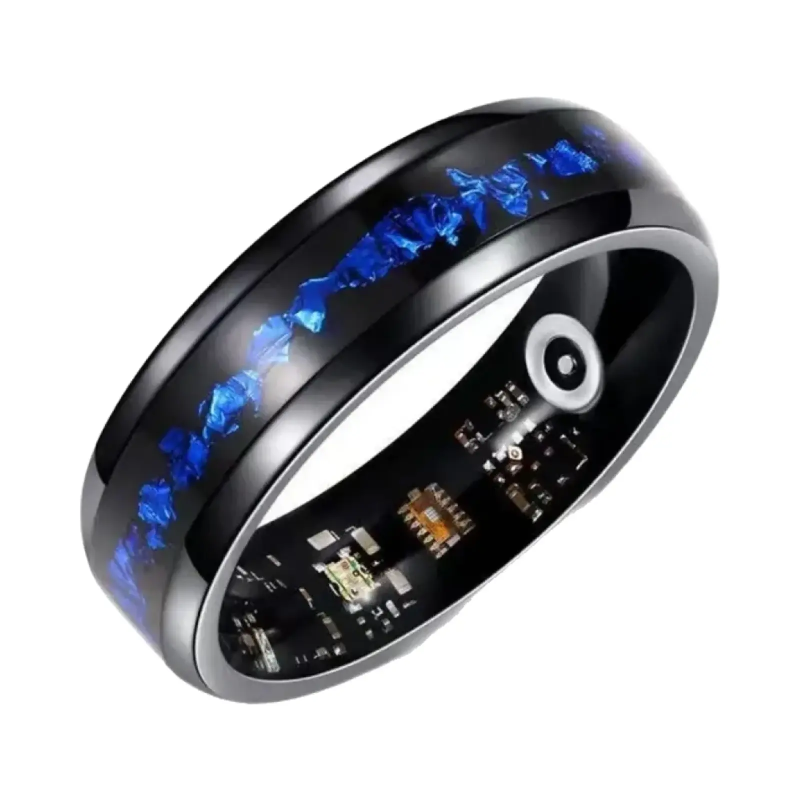 حلقه هوشمند اسمارت رینگ R07 Stainless Steel Body - آبی