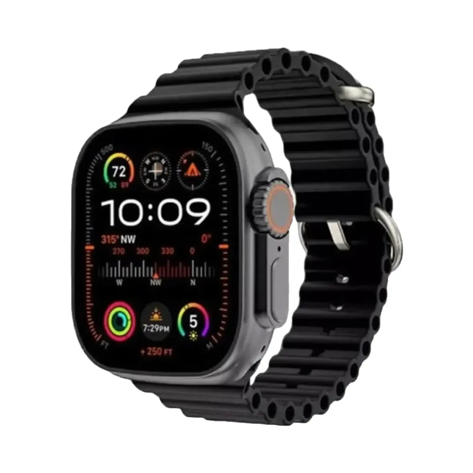 ساعت هوشمند کیکویر 49mm KW78 Aluminum Case with Silicone Band - مشکی