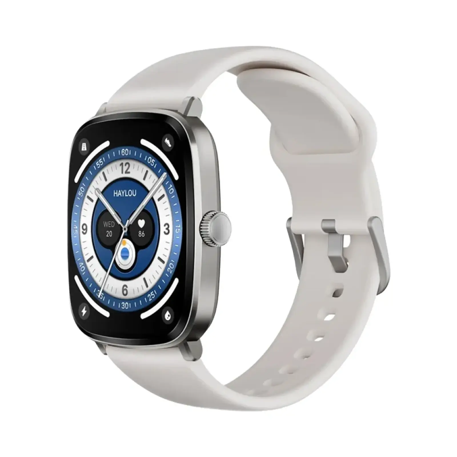 ساعت هوشمند هایلو 50mm RS5 Metal Case with Silicone Band