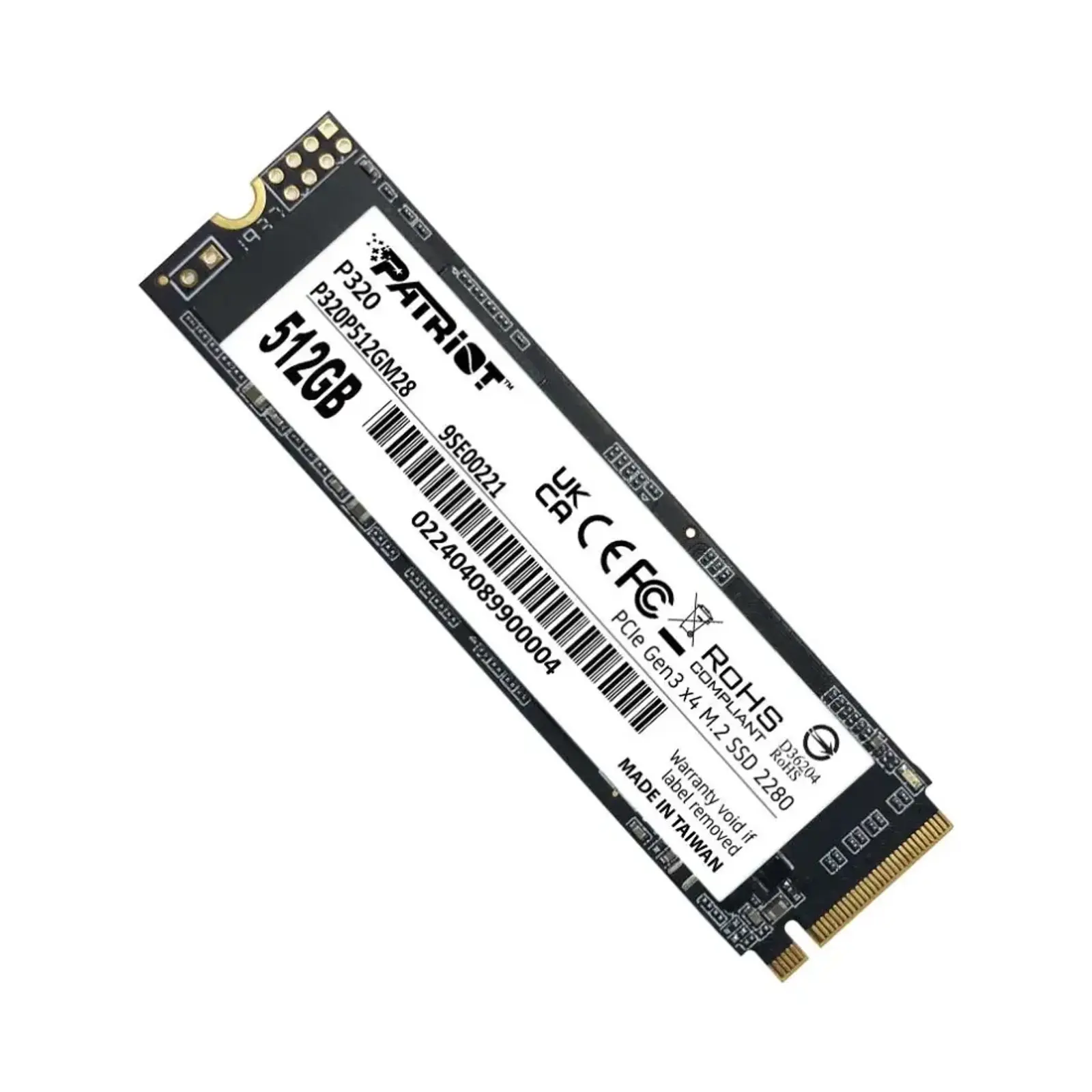 اس اس دی اینترنال پاتریوت P320 512GB NVMe