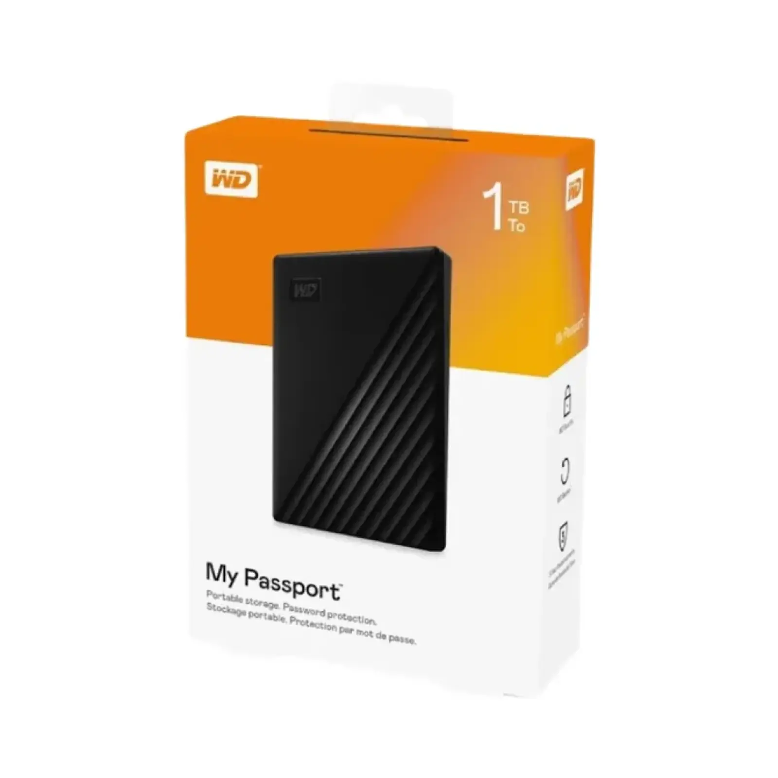 هارد اکسترنال 1 ترابایت وسترن دیجیتال My Passport 1TB - مشکی