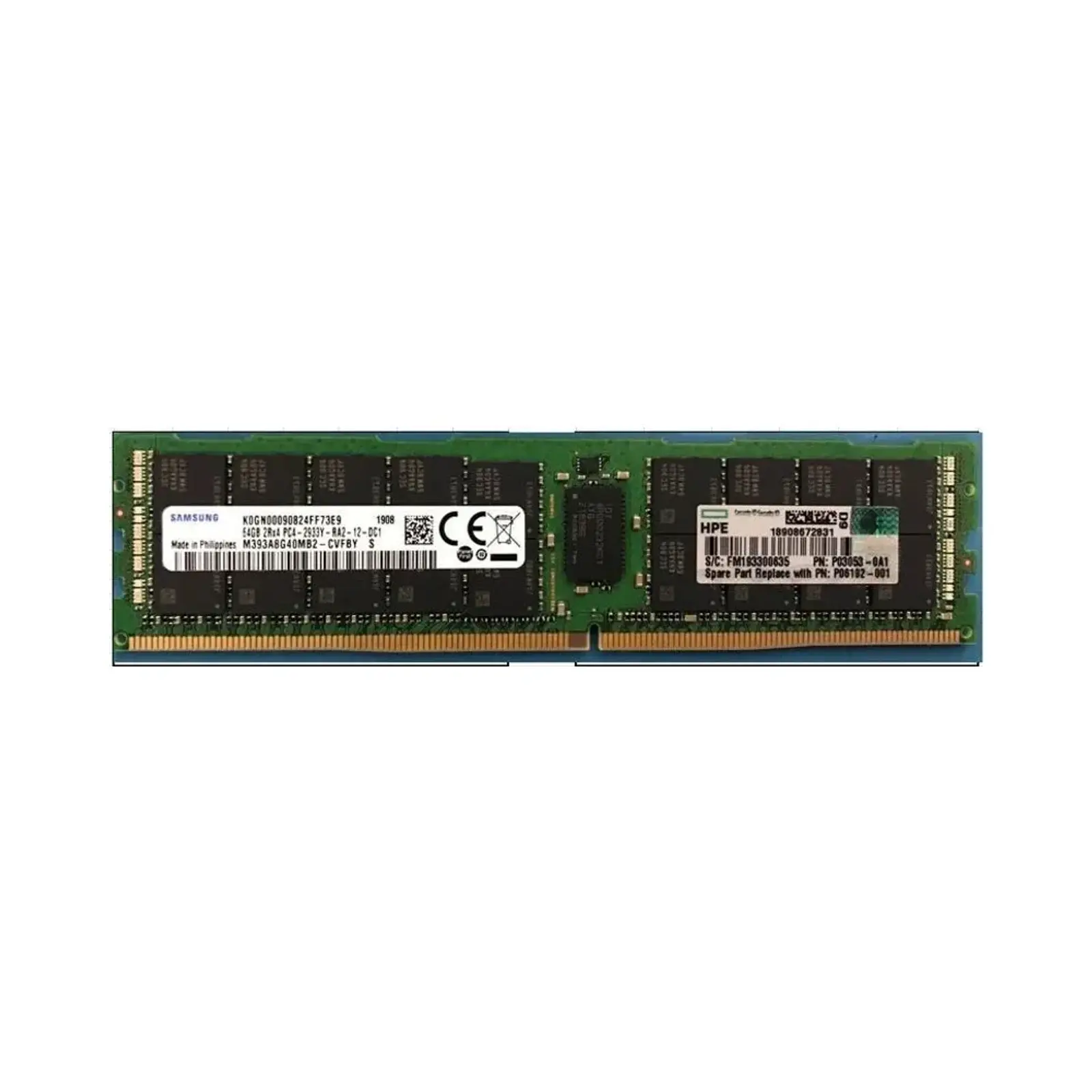 رم سرور اچ پی HPE LRDIMM DDR4 64GB 2933MHz Quad Rank x4 Registered - P00926-B21