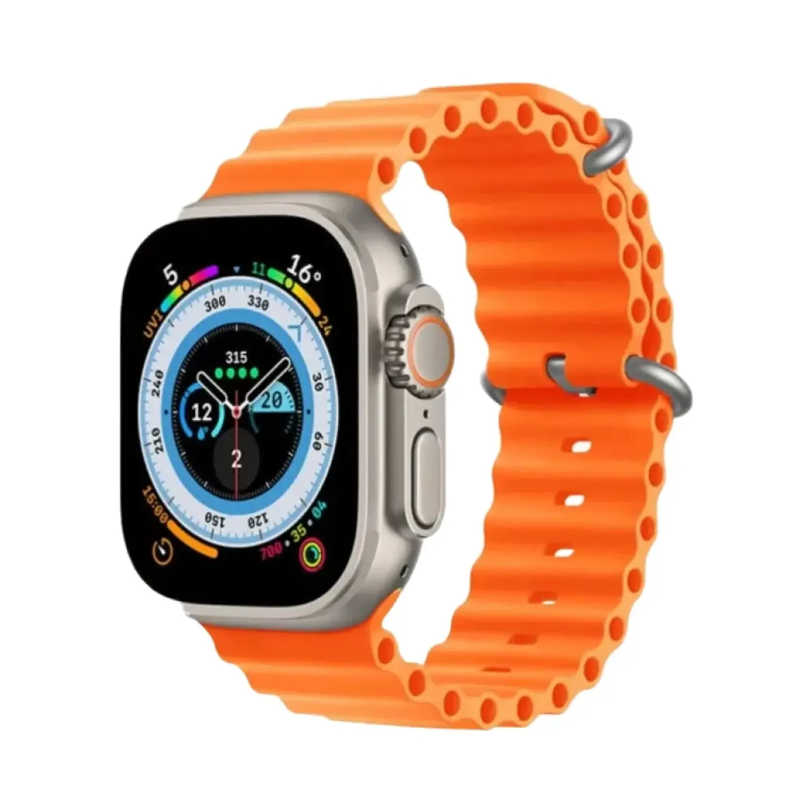 ساعت هوشمند ارلدام ET-SW14 Aluminum Case with Silicone Band - نارنجی فلورسنت