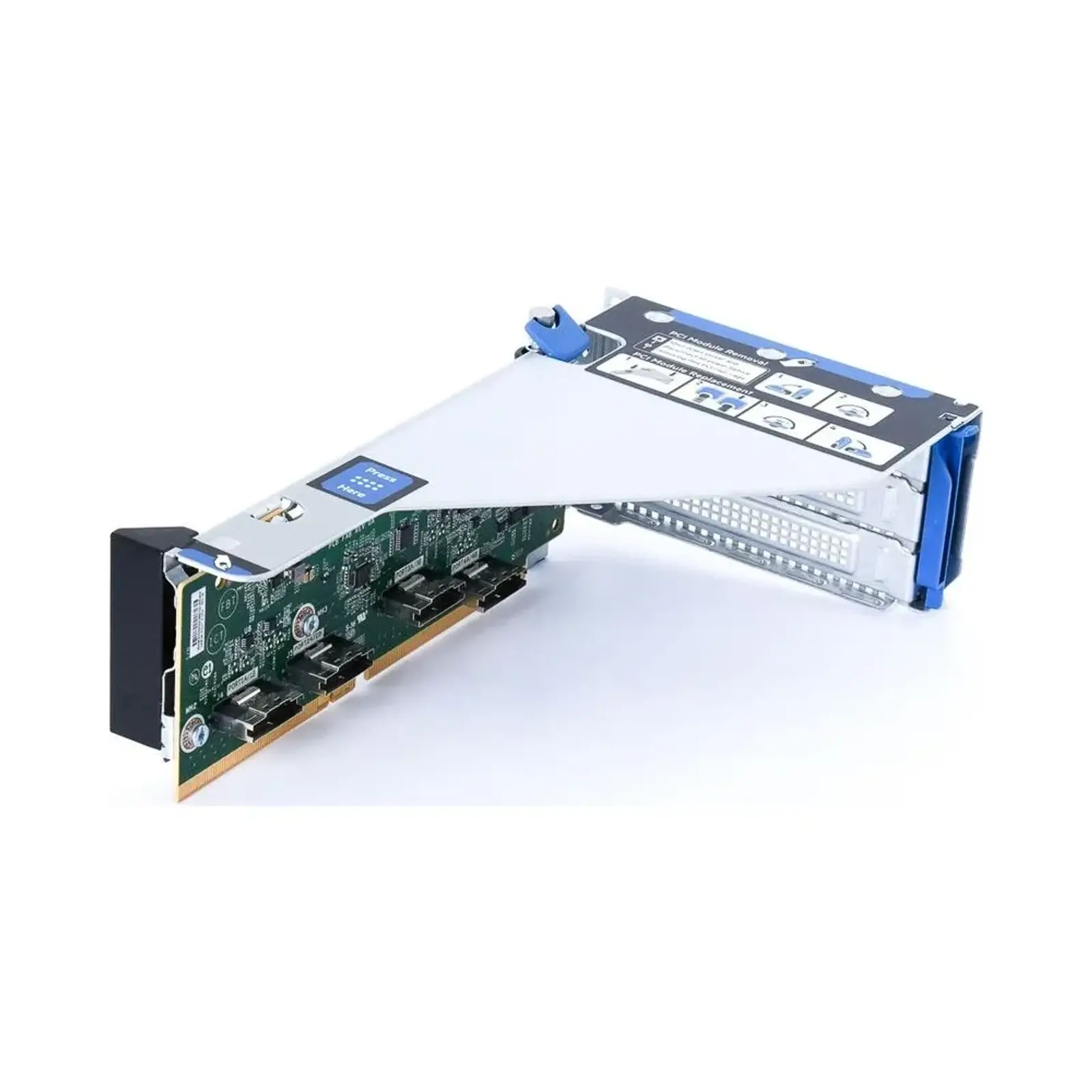 رایزر سرور اچ پی HPE DL38X Gen10 4-port 8NVMe Primary SlimSAS Riser - 867807-B21