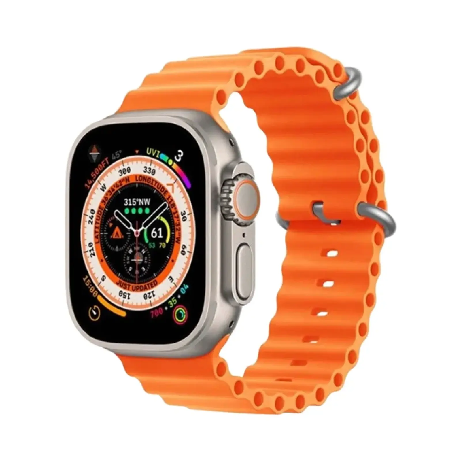ساعت هوشمند نیوی فورس NT13 B/O Metal Case with Silicone Band