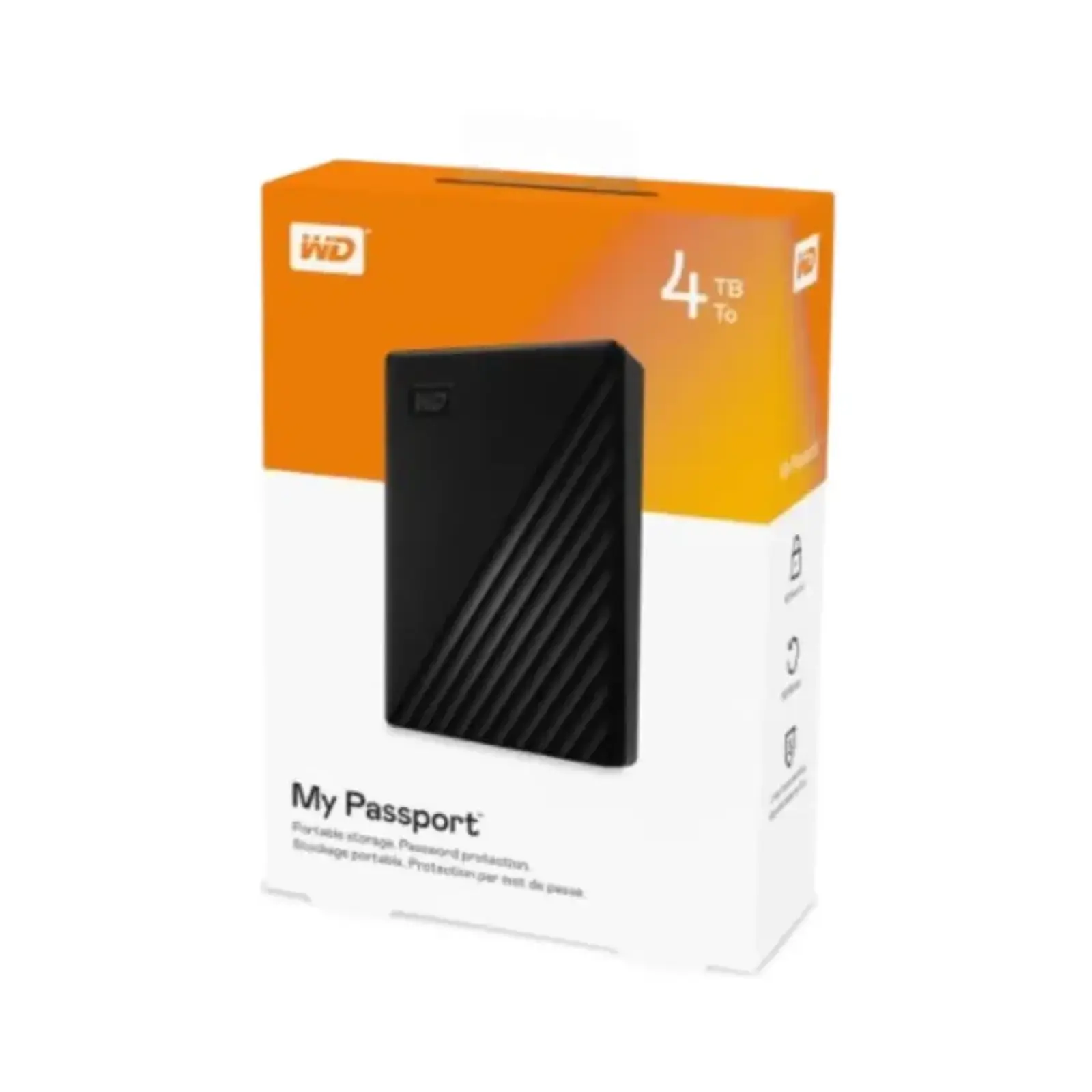 هارد اکسترنال 4 ترابایت وسترن دیجیتال My Passport 4TB - مشکی