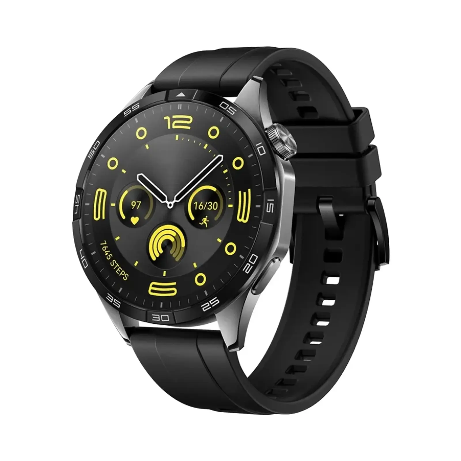 ساعت هوشمند آی پی مکس WATCH GT4 Stainless Steel Case with Synthetic Leather Band