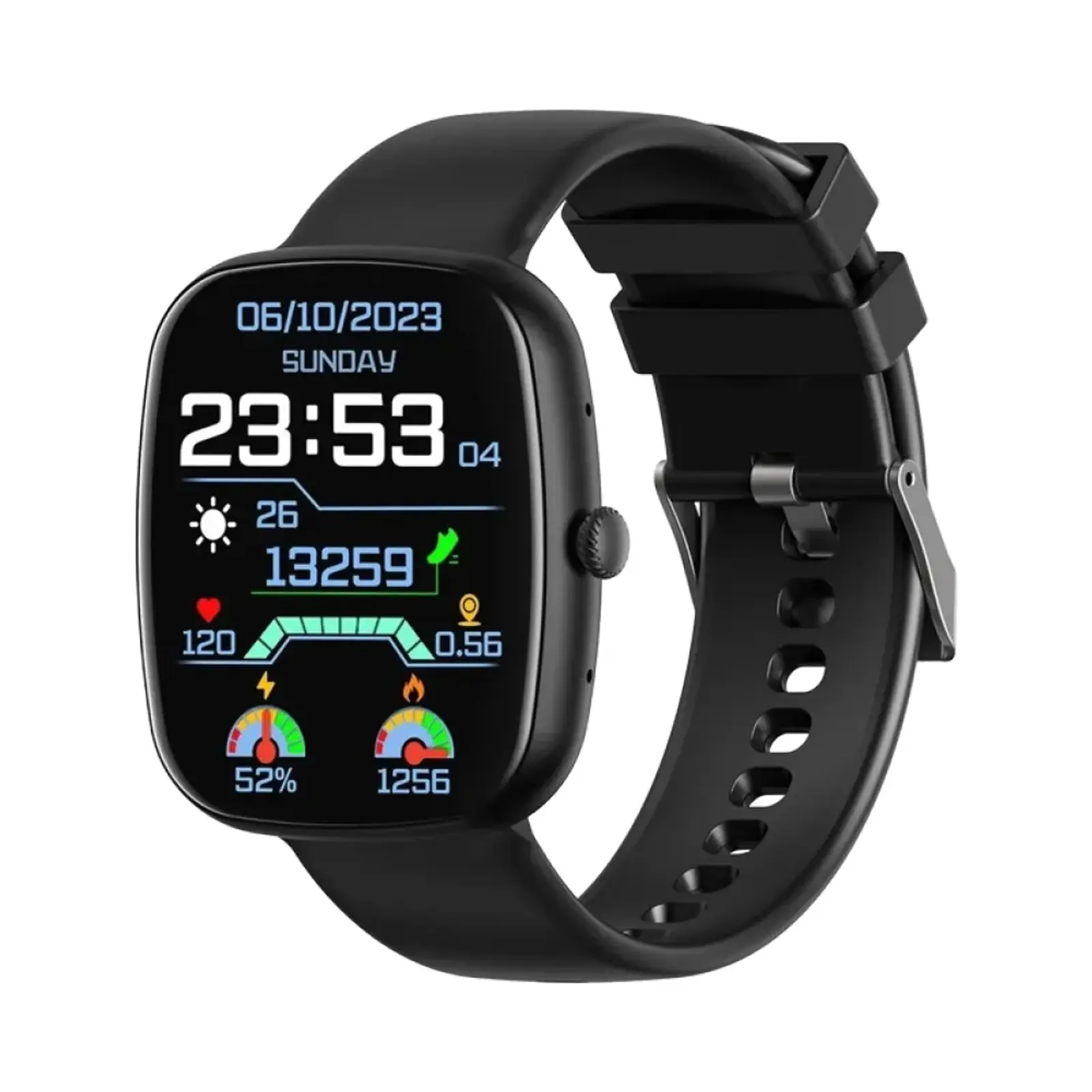 ساعت هوشمند آکی 45mm SW-2S Metal and Plastic Case with Silicone Band