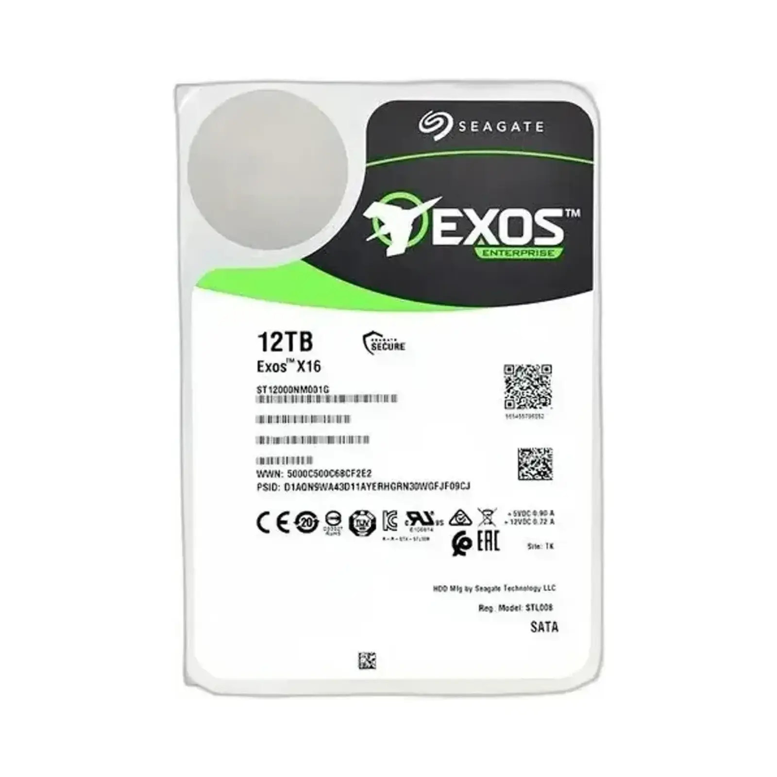هارد سرور سیگیت Seagate 12TB SATA 6G Enterprise 7.2K LFF - ST12000NM000J