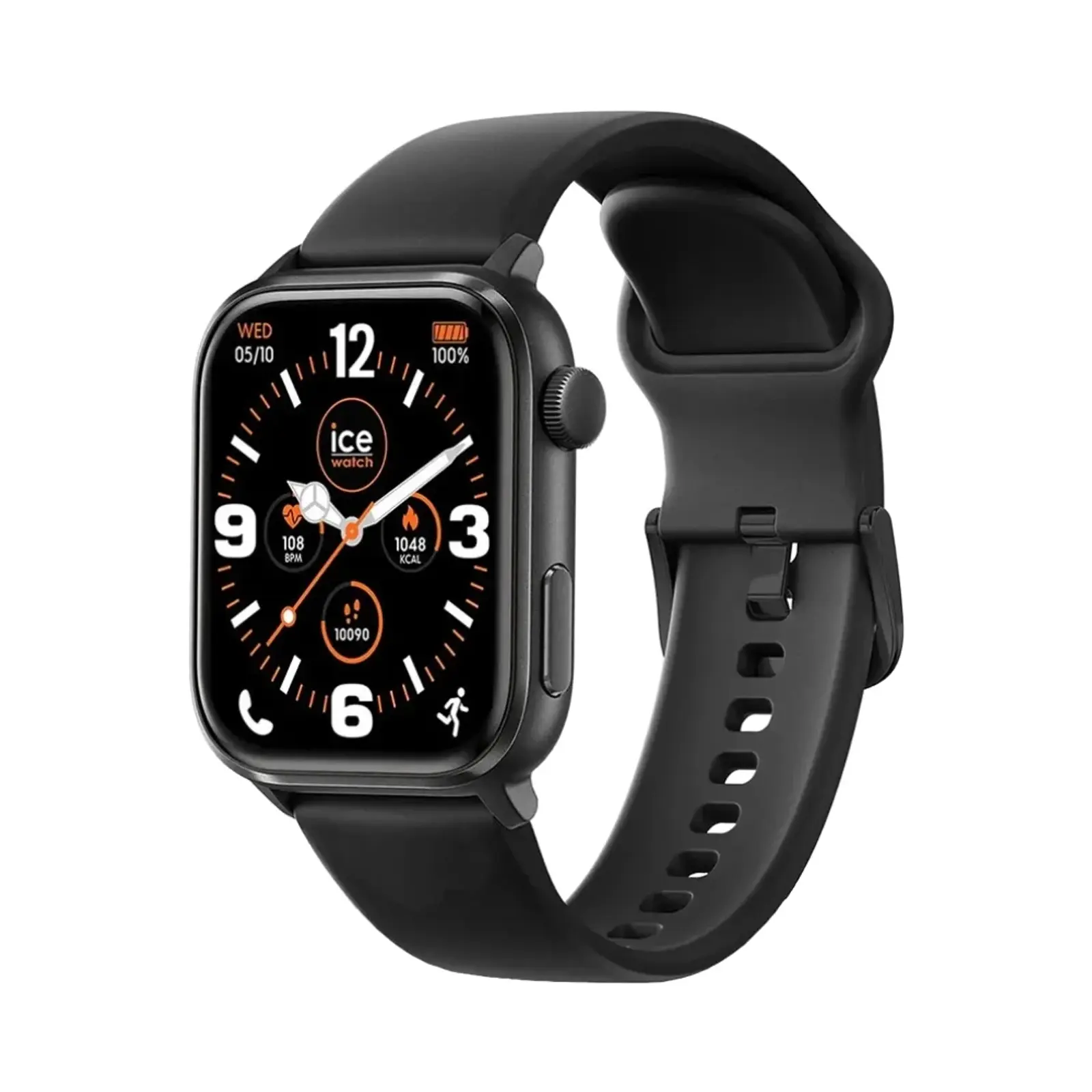 ساعت هوشمند آیس واچ 44mm 024299 Zinc Alloy Case with Silicone Band - مشکی