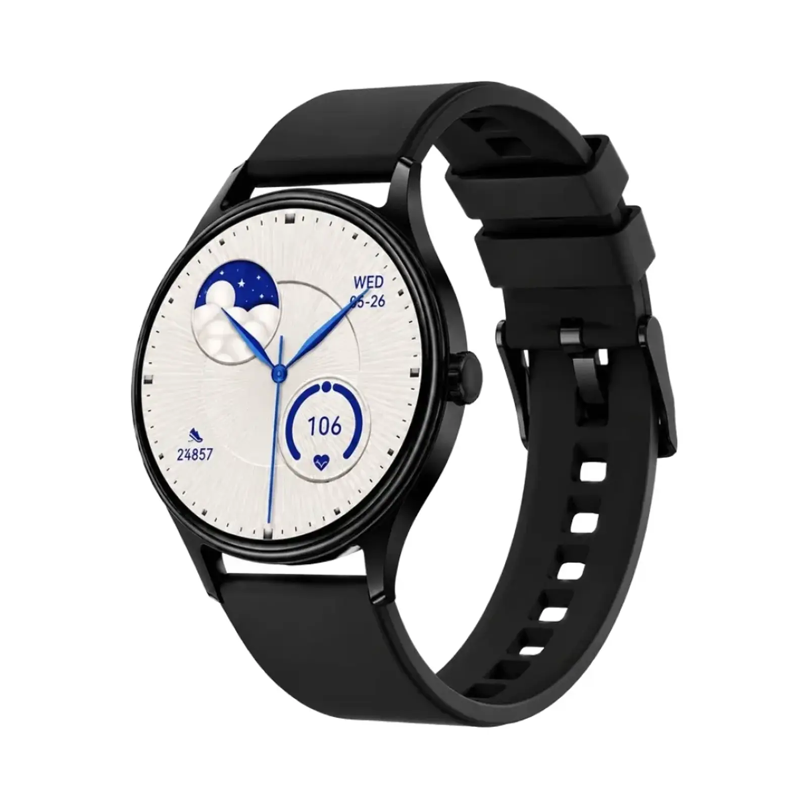 ساعت هوشمند ویسمی 44mm x78 Aluminum Case with Silicone Band - مشکی
